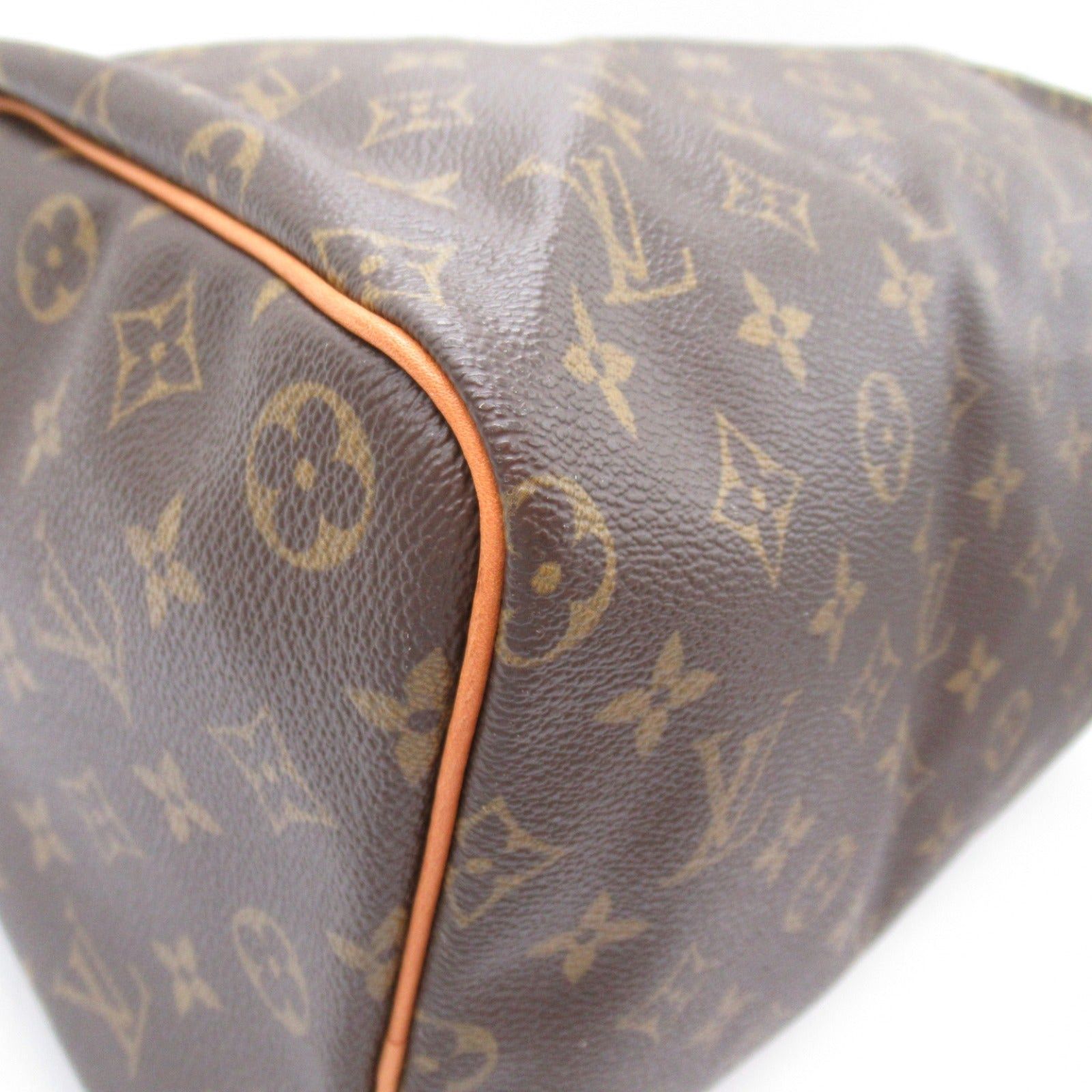 Louis Vuitton Louis Vuitton Speedy 40 Handbag Coated Canvas Monogram Brown Size ONE SIZE - 10 Thumbnail