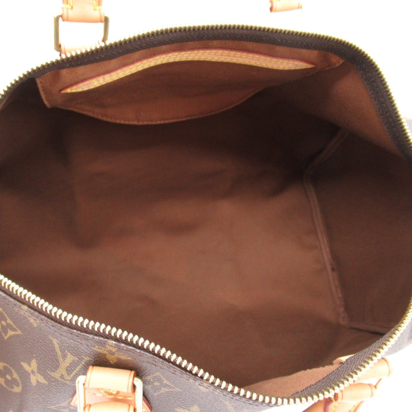 Louis Vuitton Louis Vuitton Speedy 40 Handbag Coated Canvas Monogram Brown Size ONE SIZE - 5 Thumbnail