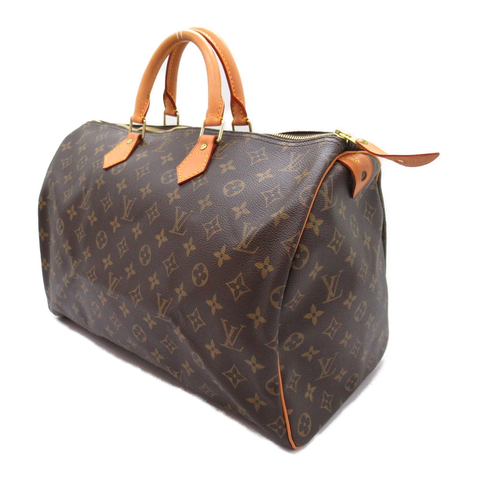 Louis Vuitton Louis Vuitton Speedy 40 Handbag Coated Canvas Monogram Brown Size ONE SIZE - 3 Thumbnail