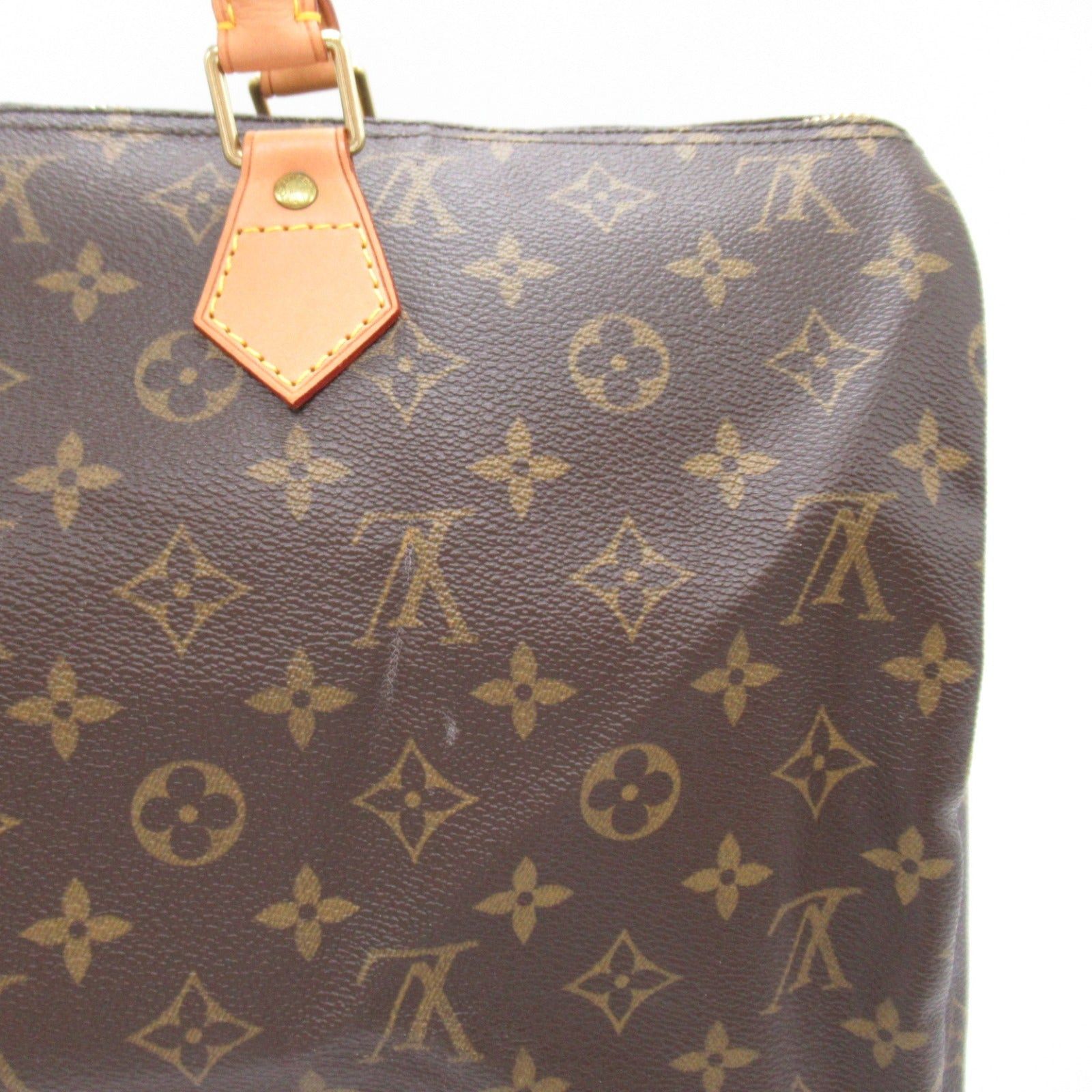Louis Vuitton Louis Vuitton Speedy 40 Handbag Coated Canvas Monogram Brown Size ONE SIZE - 11 Thumbnail