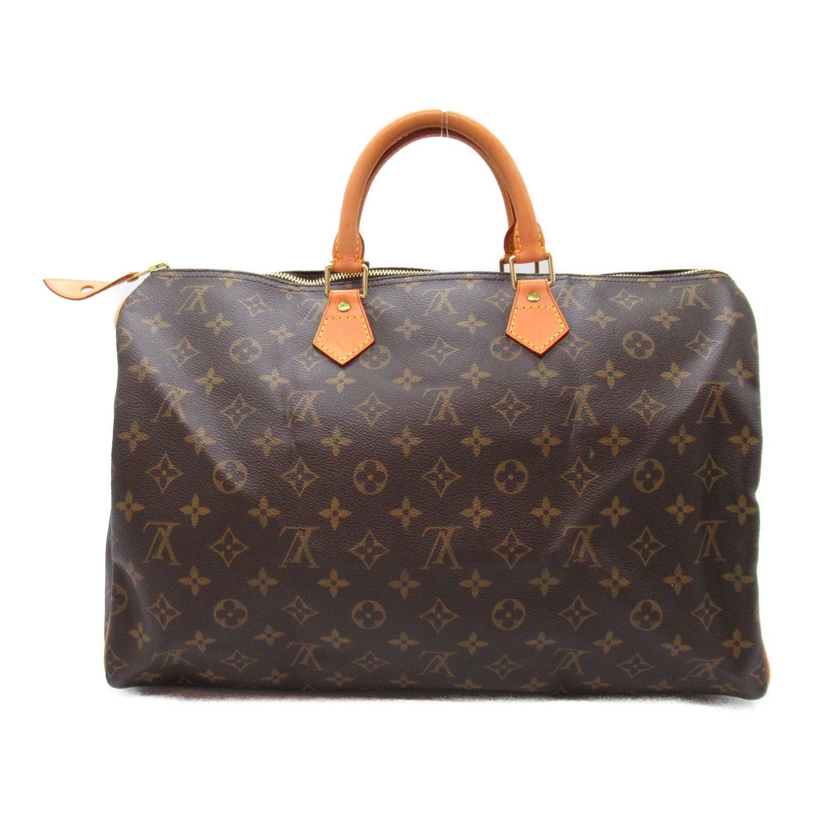 Louis Vuitton Louis Vuitton Speedy 40 Handbag Coated Canvas Monogram Brown Size ONE SIZE - 2 Thumbnail