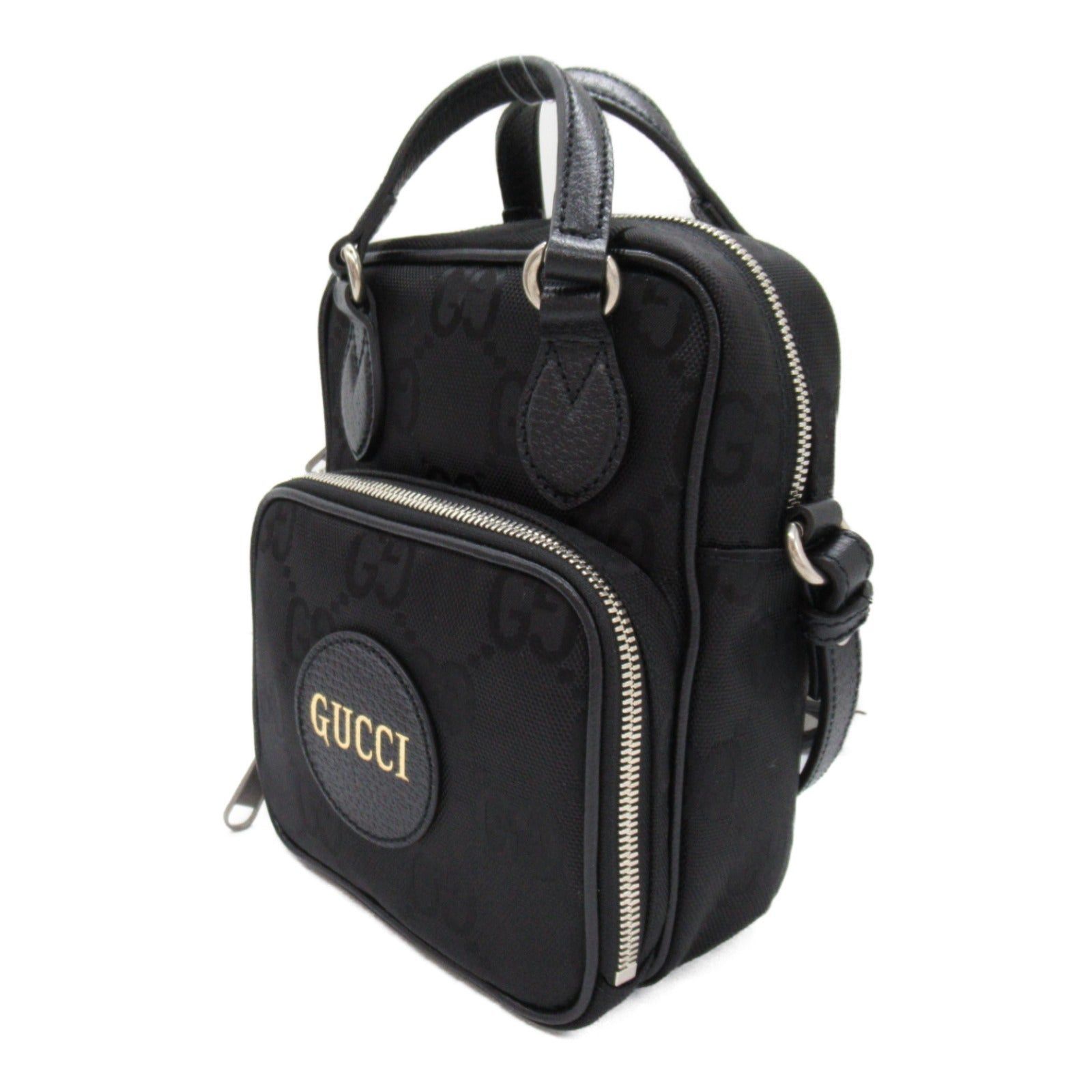 Gucci Gucci Off The Grid Shoulder Bag Nylon Leather Black Size ONE SIZE - 3 Thumbnail