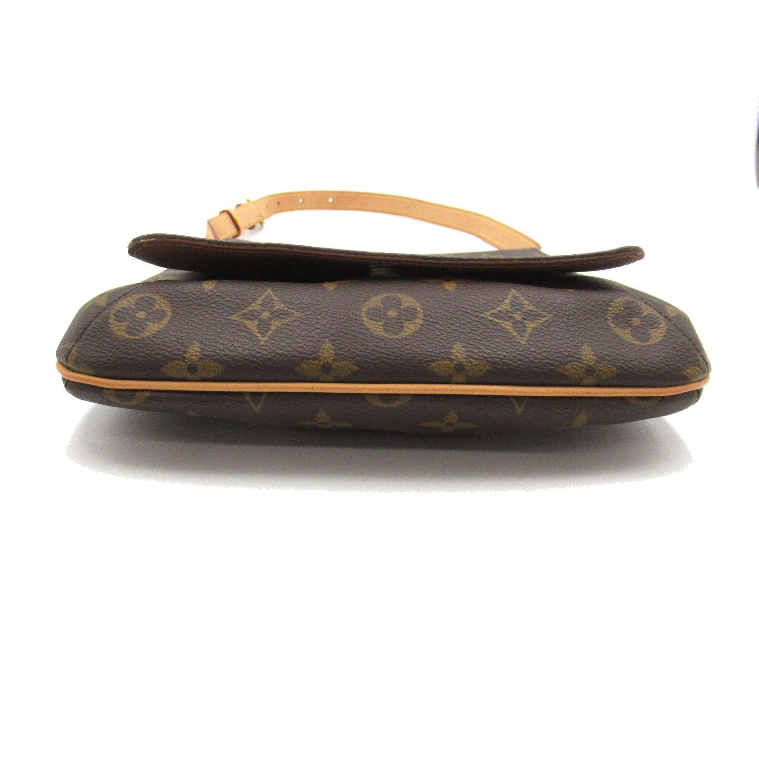Louis Vuitton Louis Vuitton Musette Salsa Short Shoulder Bag Coated Canvas Monogram Brown Size ONE SIZE - 4 Thumbnail