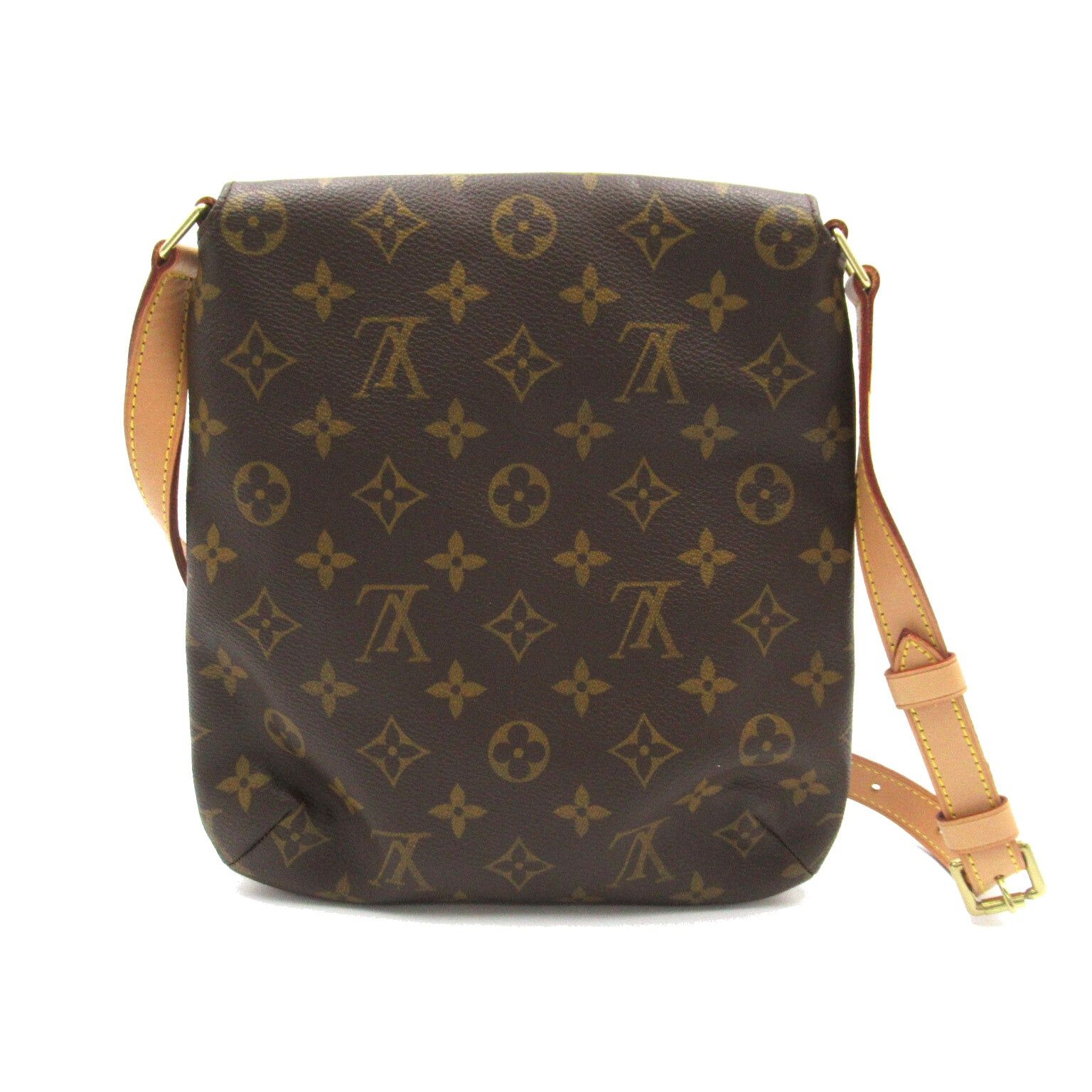Louis Vuitton Louis Vuitton Musette Salsa Short Shoulder Bag Coated Canvas Monogram Brown Size ONE SIZE - 2 Thumbnail