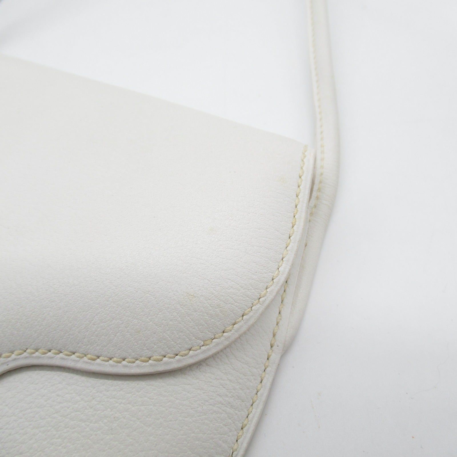 Hermes Hermes Sologne Shoulder Bag Leather White Gold Hardware Size ONE SIZE - 11 Thumbnail