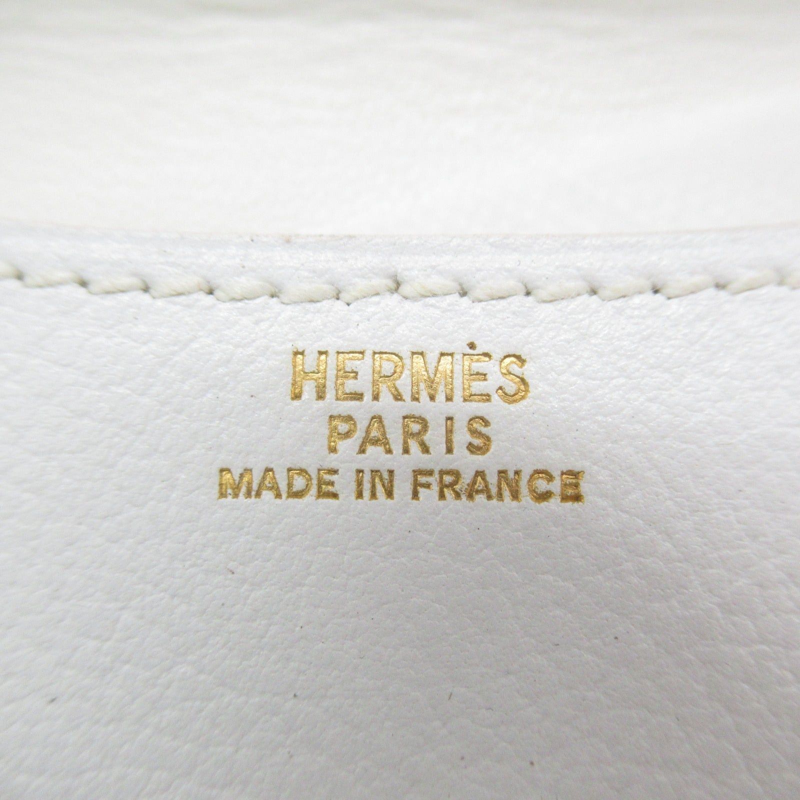 Hermes Hermes Sologne Shoulder Bag Leather White Gold Hardware Size ONE SIZE - 6 Thumbnail