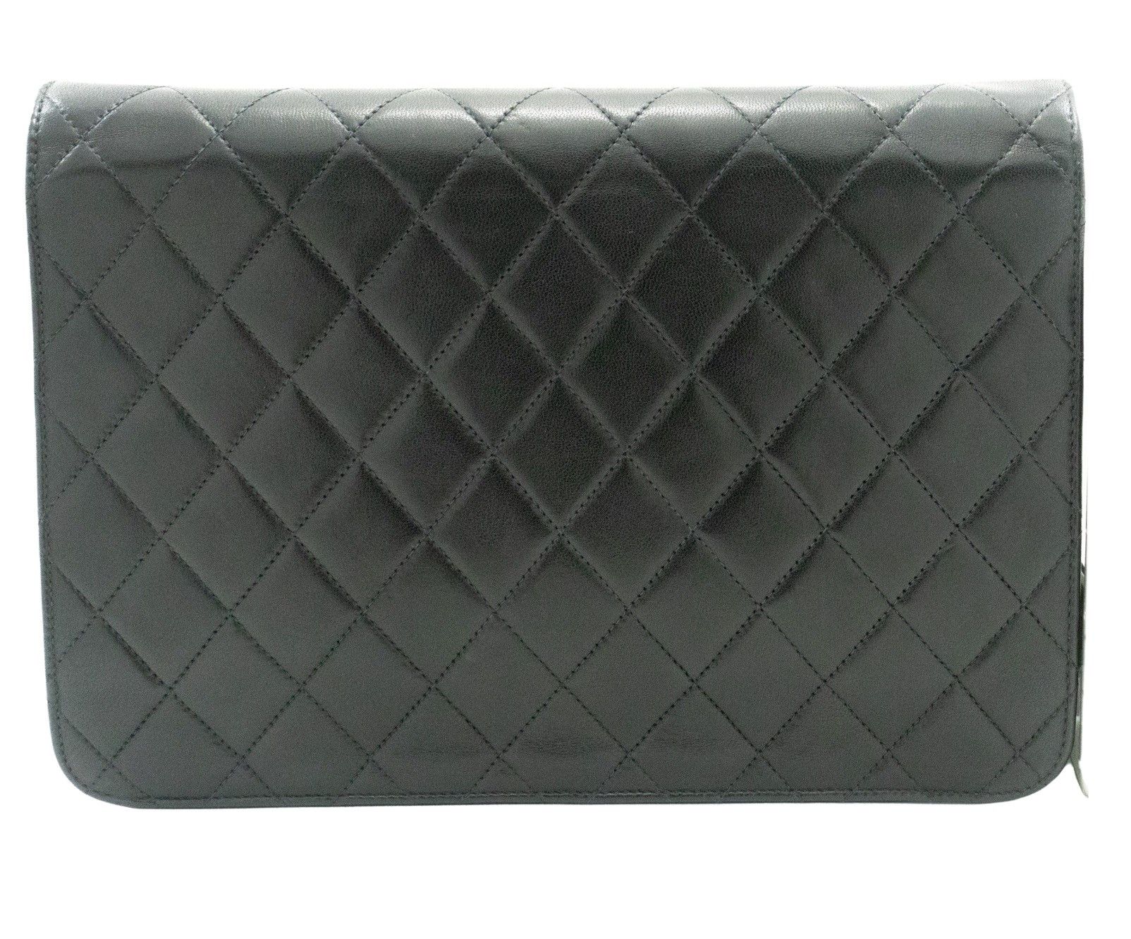 Chanel Wallet On Chain Black Leather Shoulder Bag (Pre-Owned) Size ONE SIZE - 2 Thumbnail