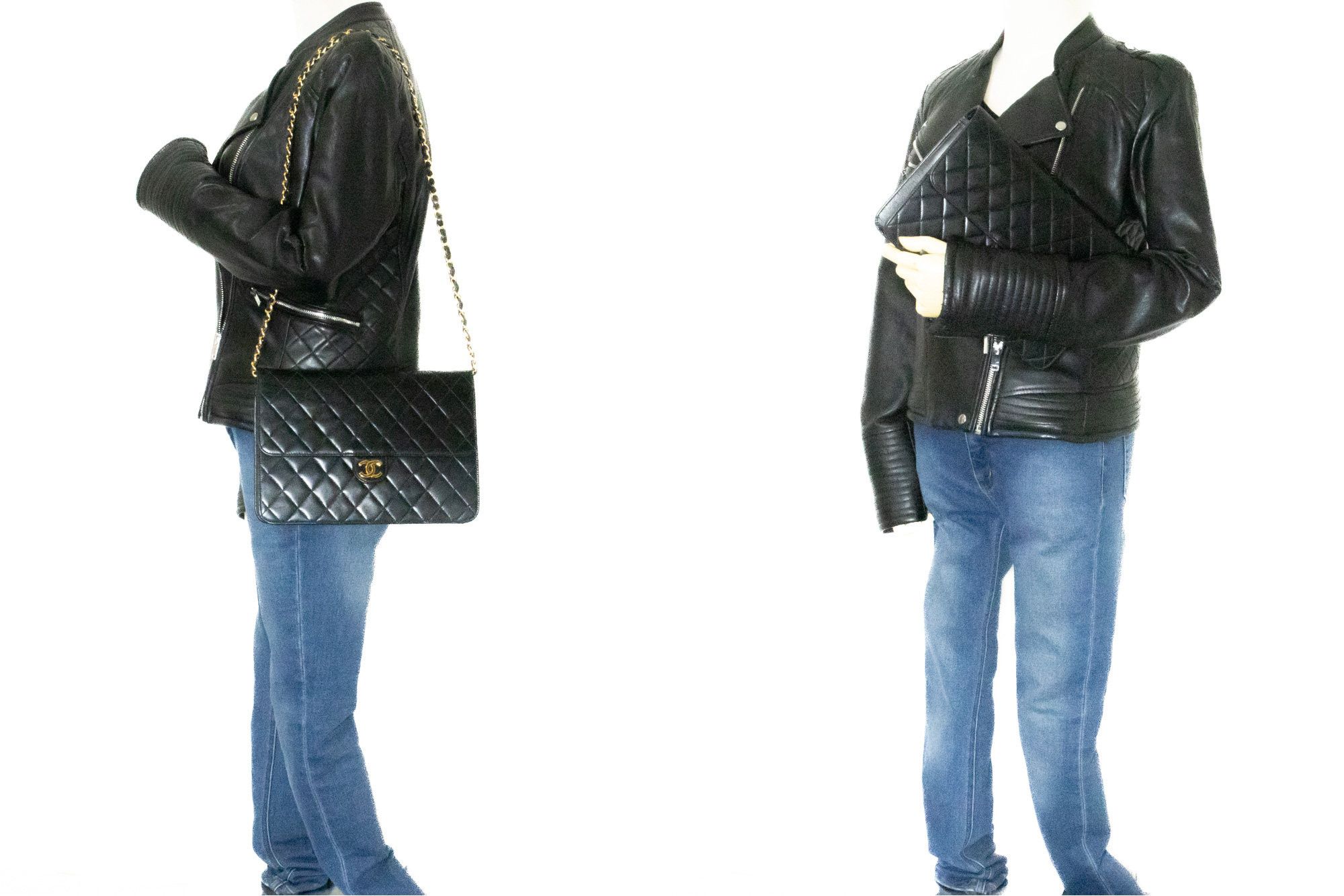 Chanel Wallet On Chain Black Leather Shoulder Bag (Pre-Owned) Size ONE SIZE - 6 Thumbnail