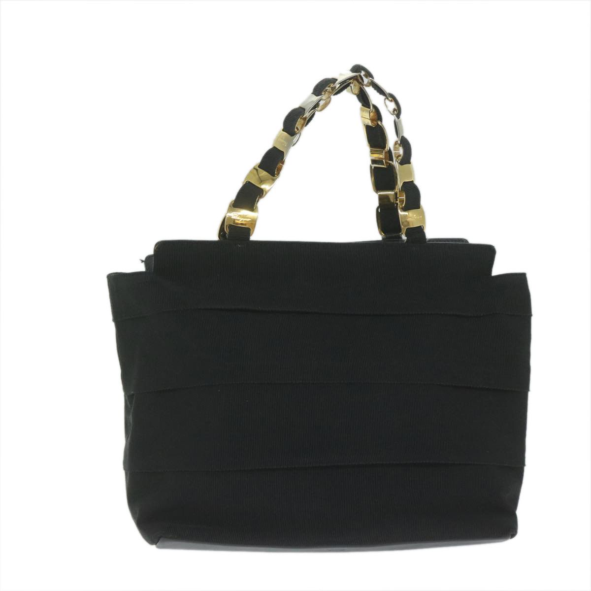 Salvatore Ferragamo Black Synthetic Handbag (Pre-Owned) Size ONE SIZE - 10 Thumbnail