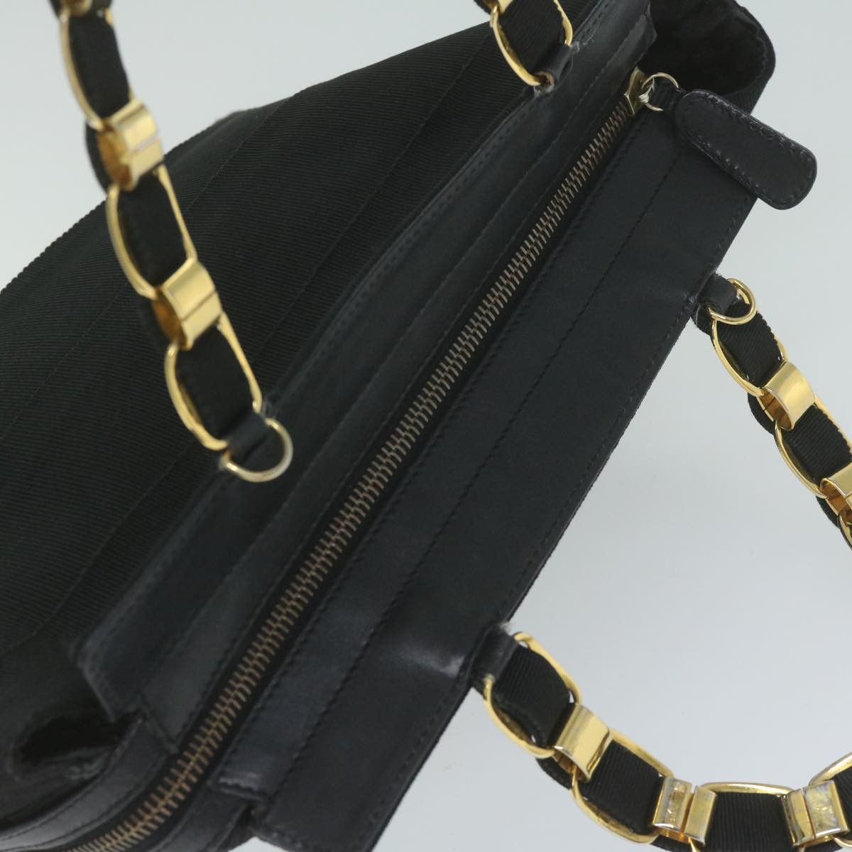 Salvatore Ferragamo Black Synthetic Handbag (Pre-Owned) Size ONE SIZE - 4 Thumbnail