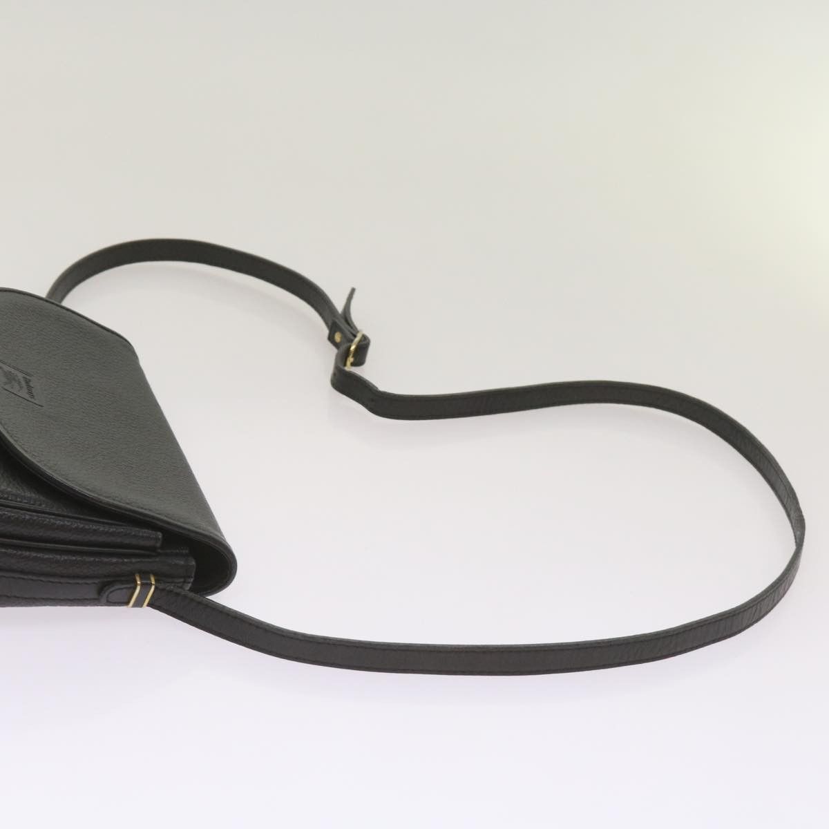 Burberry Black Leather Shoulder Bag (Pre-Owned) Size ONE SIZE - 11 Thumbnail