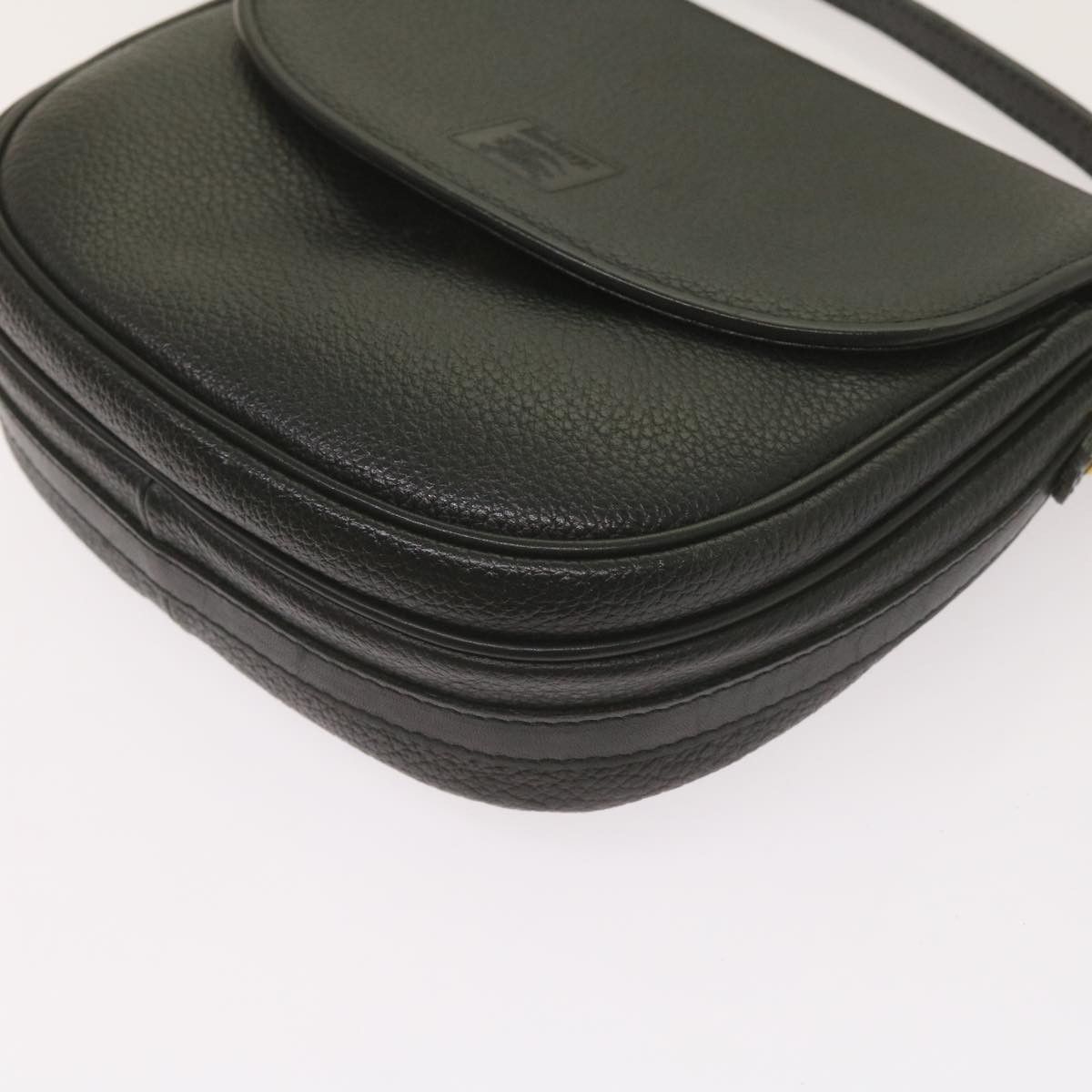 Burberry Black Leather Shoulder Bag (Pre-Owned) Size ONE SIZE - 12 Thumbnail