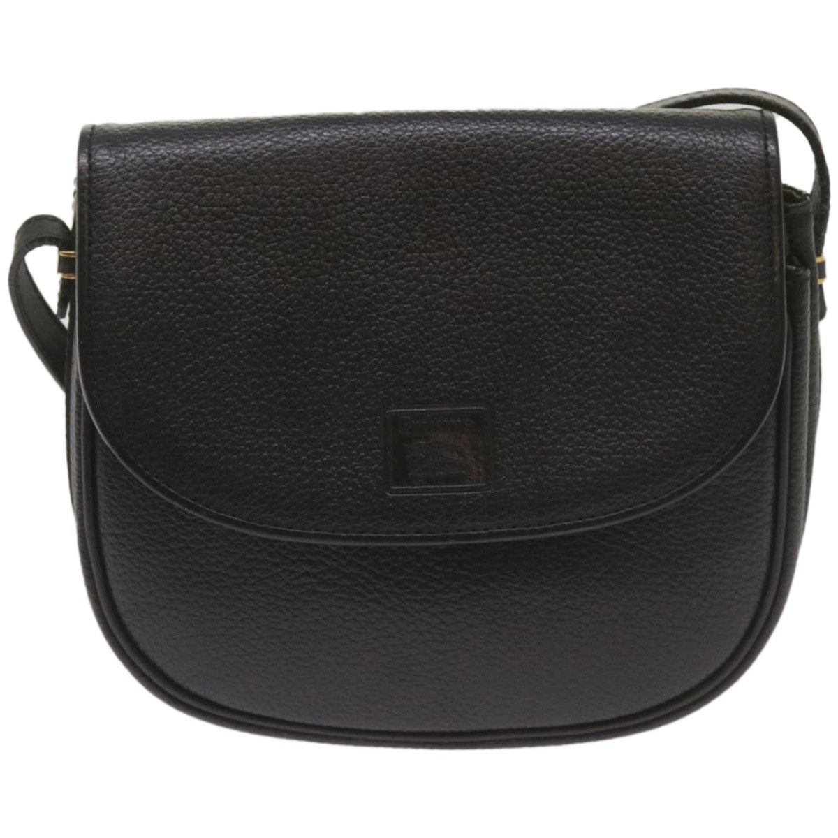 Burberry Black Leather Shoulder Bag (Pre-Owned) Size ONE SIZE - 7 Thumbnail