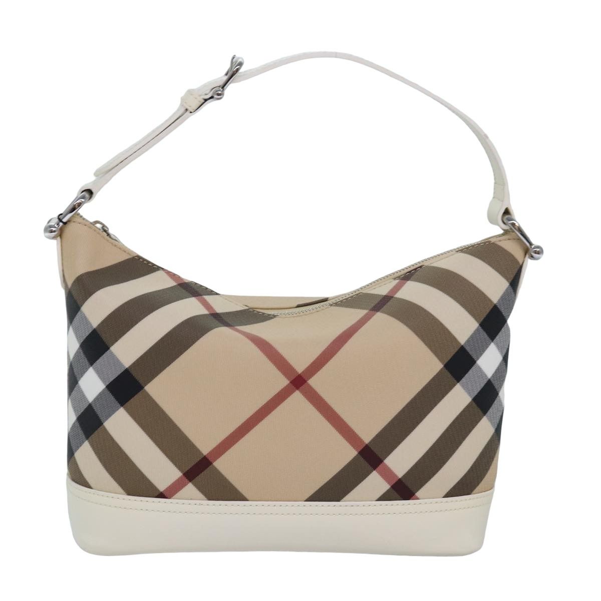 Burberry Beige Canvas Shoulder Bag (Pre-Owned) Size ONE SIZE - 10 Thumbnail