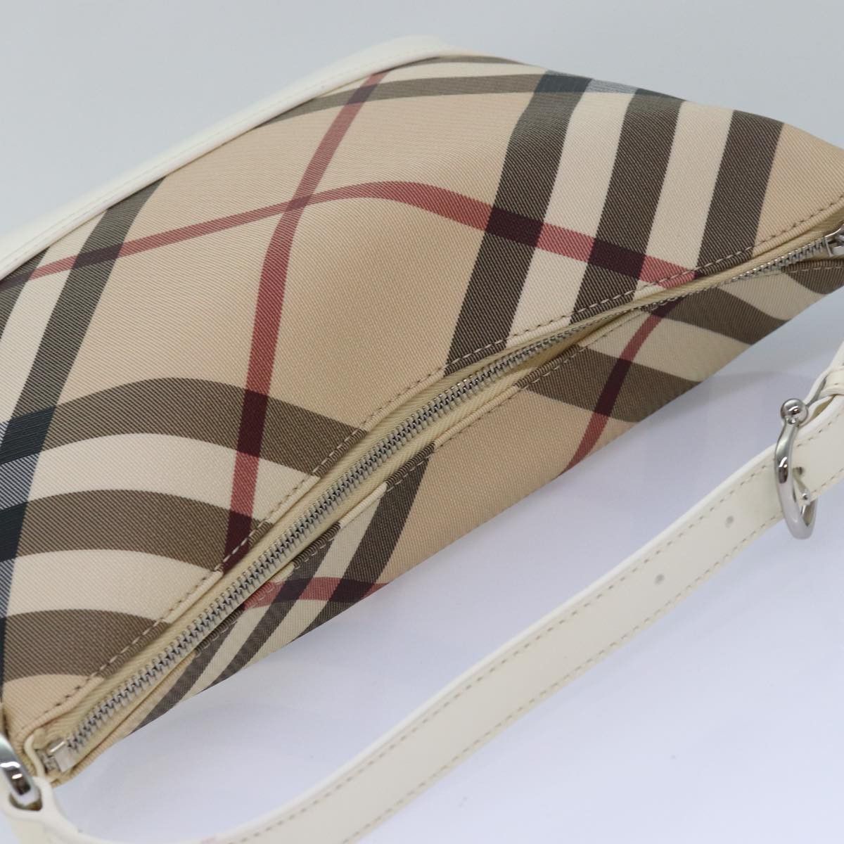 Burberry Beige Canvas Shoulder Bag (Pre-Owned) Size ONE SIZE - 4 Thumbnail