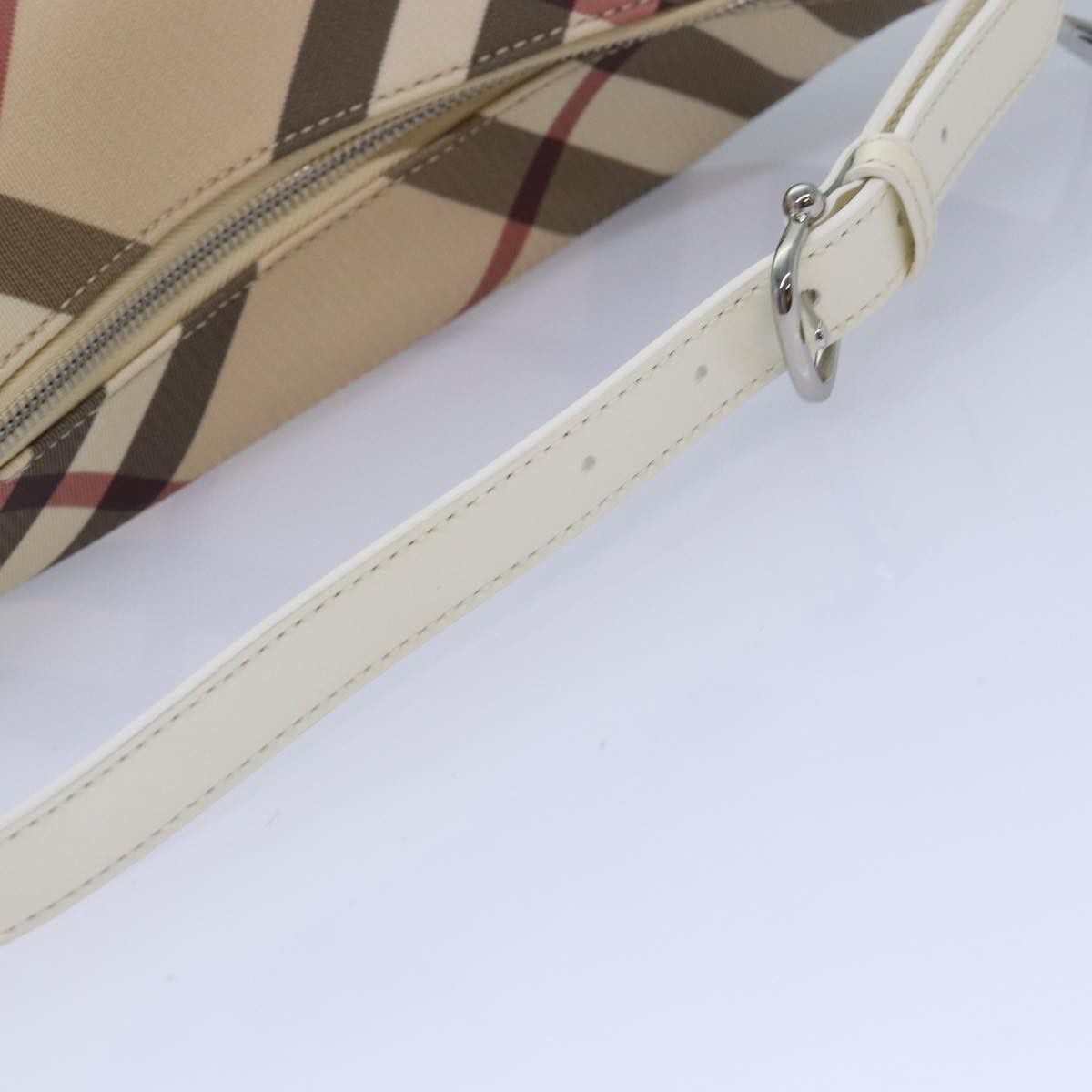 Burberry Beige Canvas Shoulder Bag (Pre-Owned) Size ONE SIZE - 12 Thumbnail