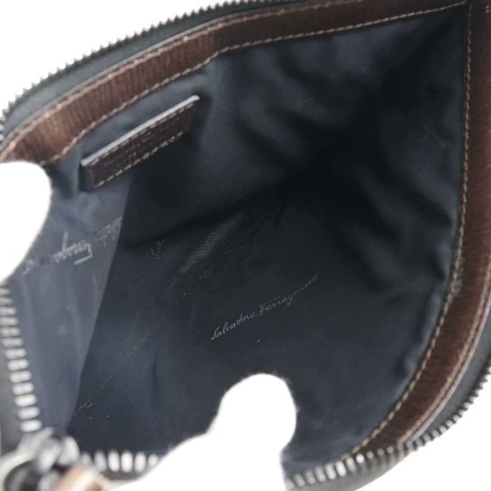 Salvatore Ferragamo Brown Leather Handbag (Pre-Owned) Size ONE SIZE - 4 Thumbnail