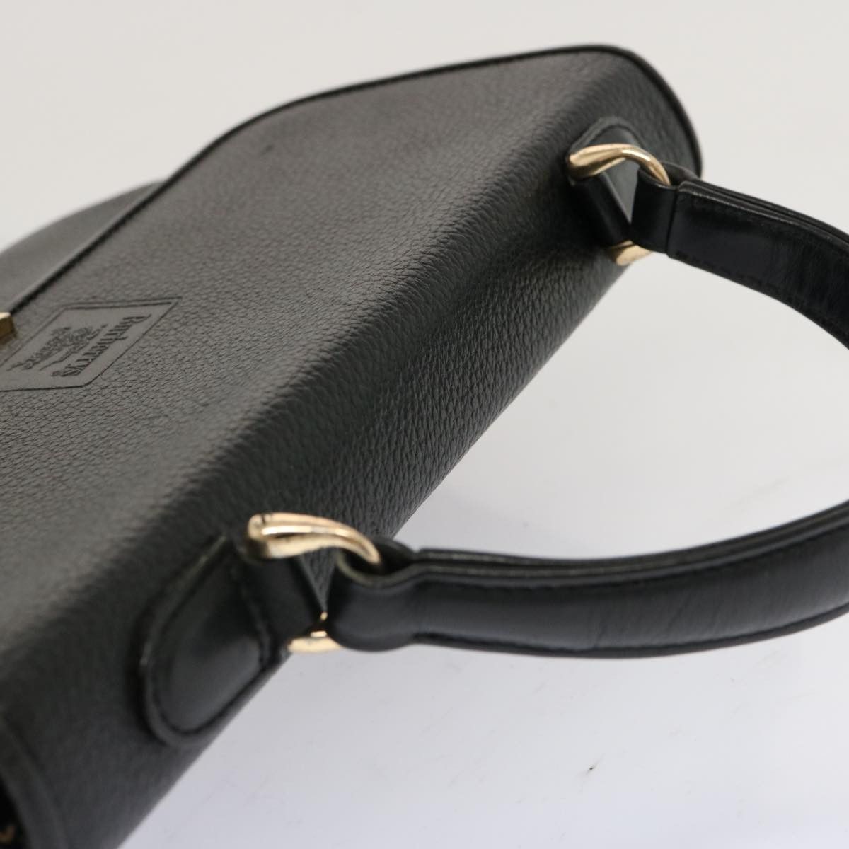 Burberry Vintage Check Black Leather Handbag (Pre-Owned) Size ONE SIZE - 10 Thumbnail