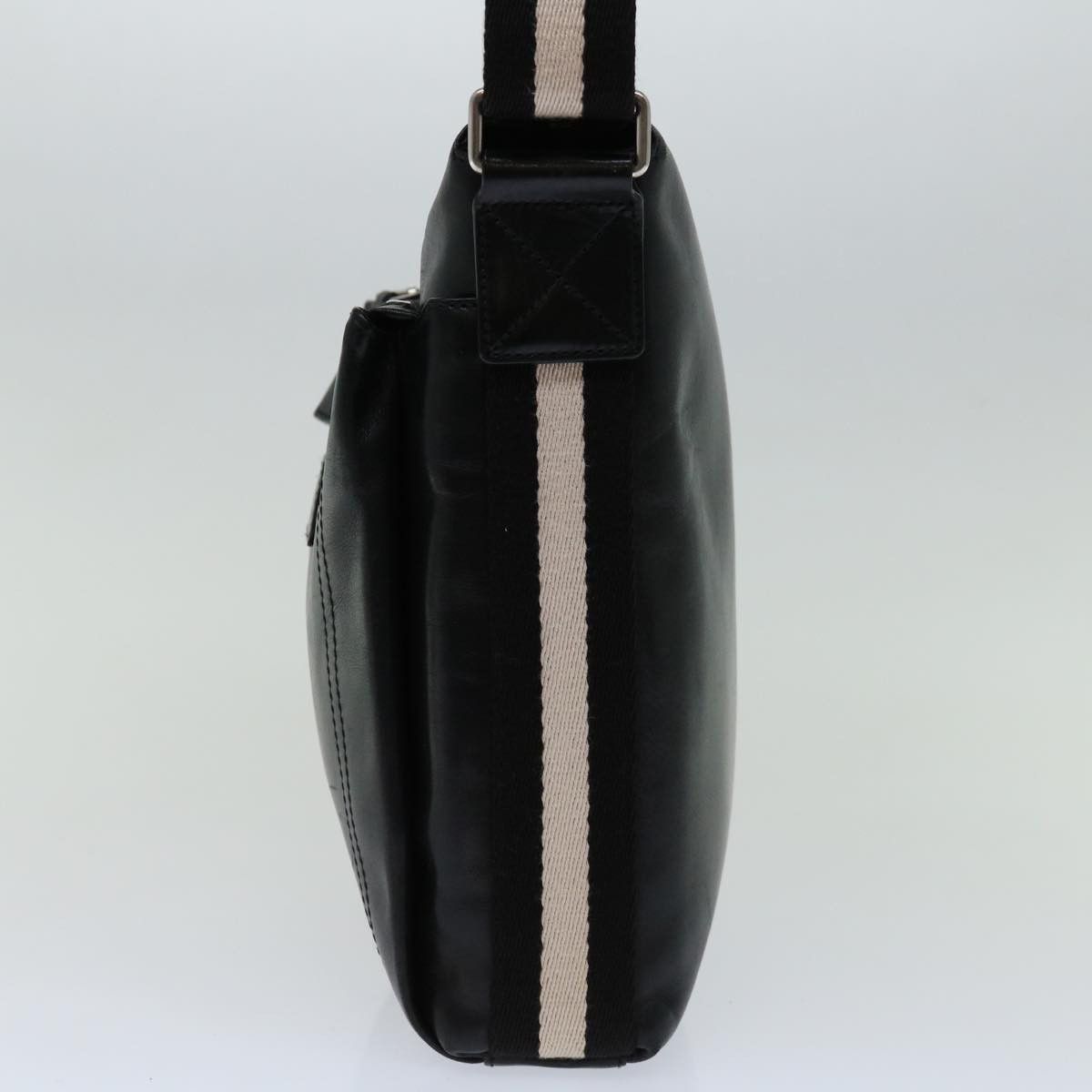 Bally -- Black Leather Shoulder Bag (Pre-Owned) Size ONE SIZE - 10 Thumbnail