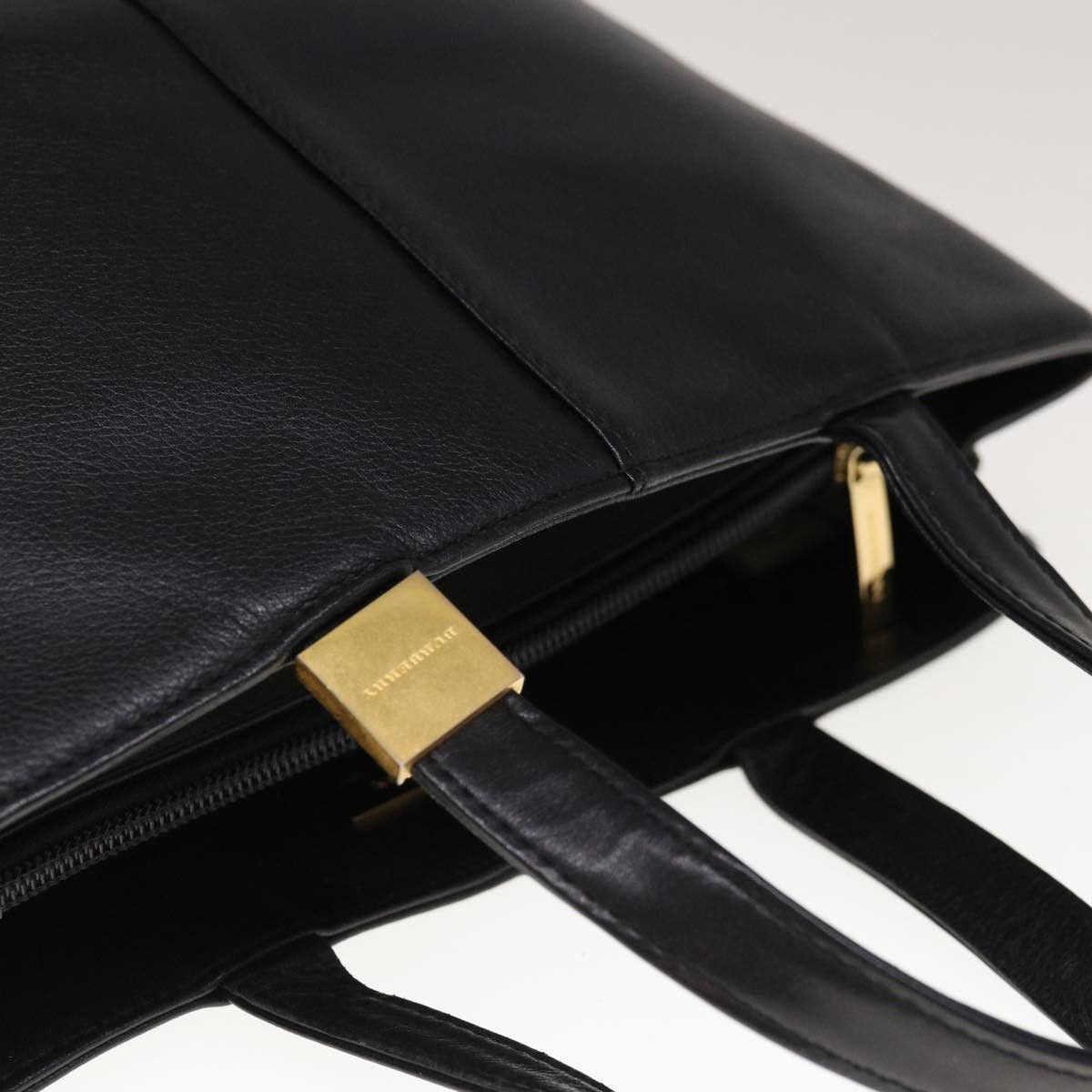 Burberry Black Leather Handbag (Pre-Owned) Size ONE SIZE - 9 Thumbnail
