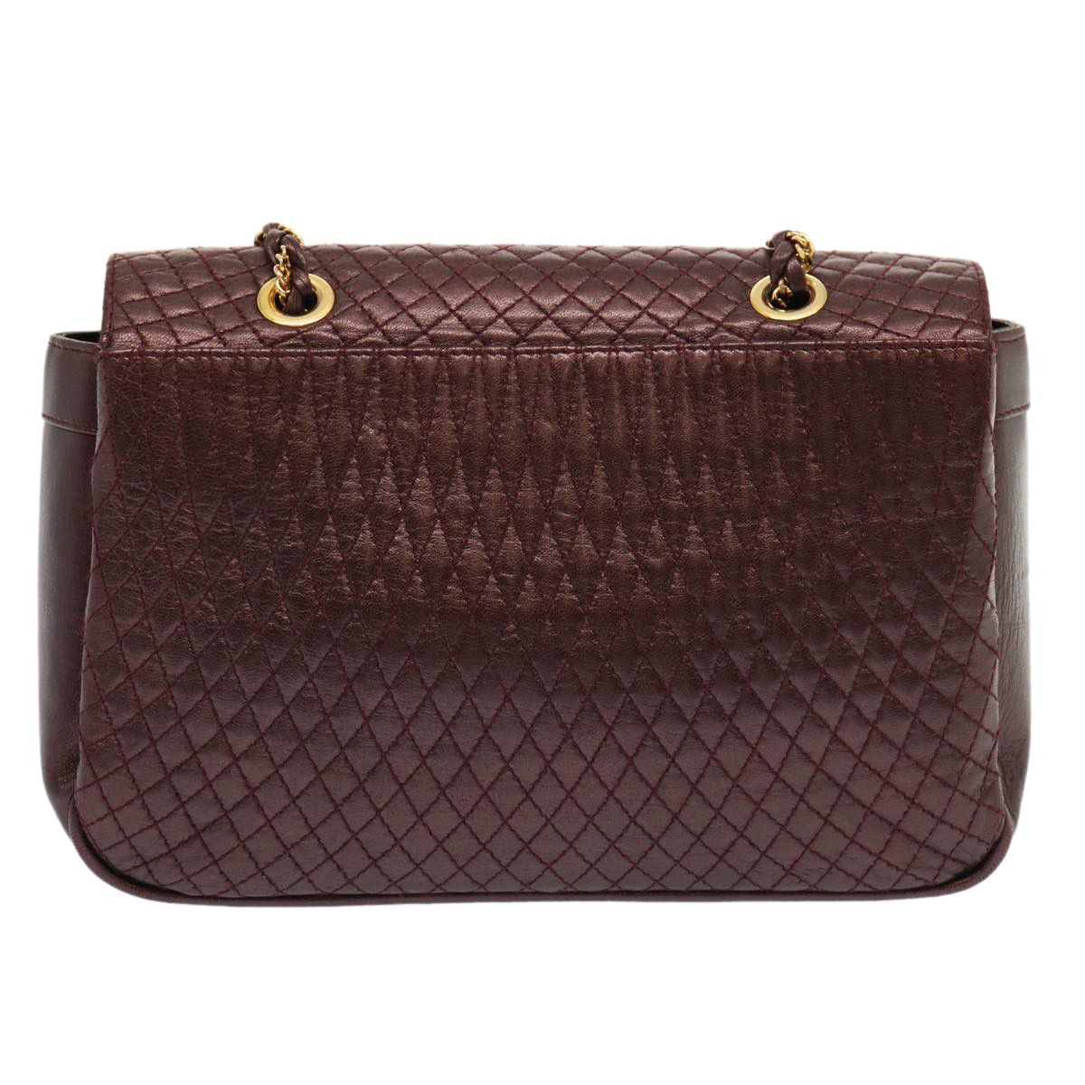 Bally Burgundy Leather Shoulder Bag (Pre-Owned) Size ONE SIZE - 2 Thumbnail