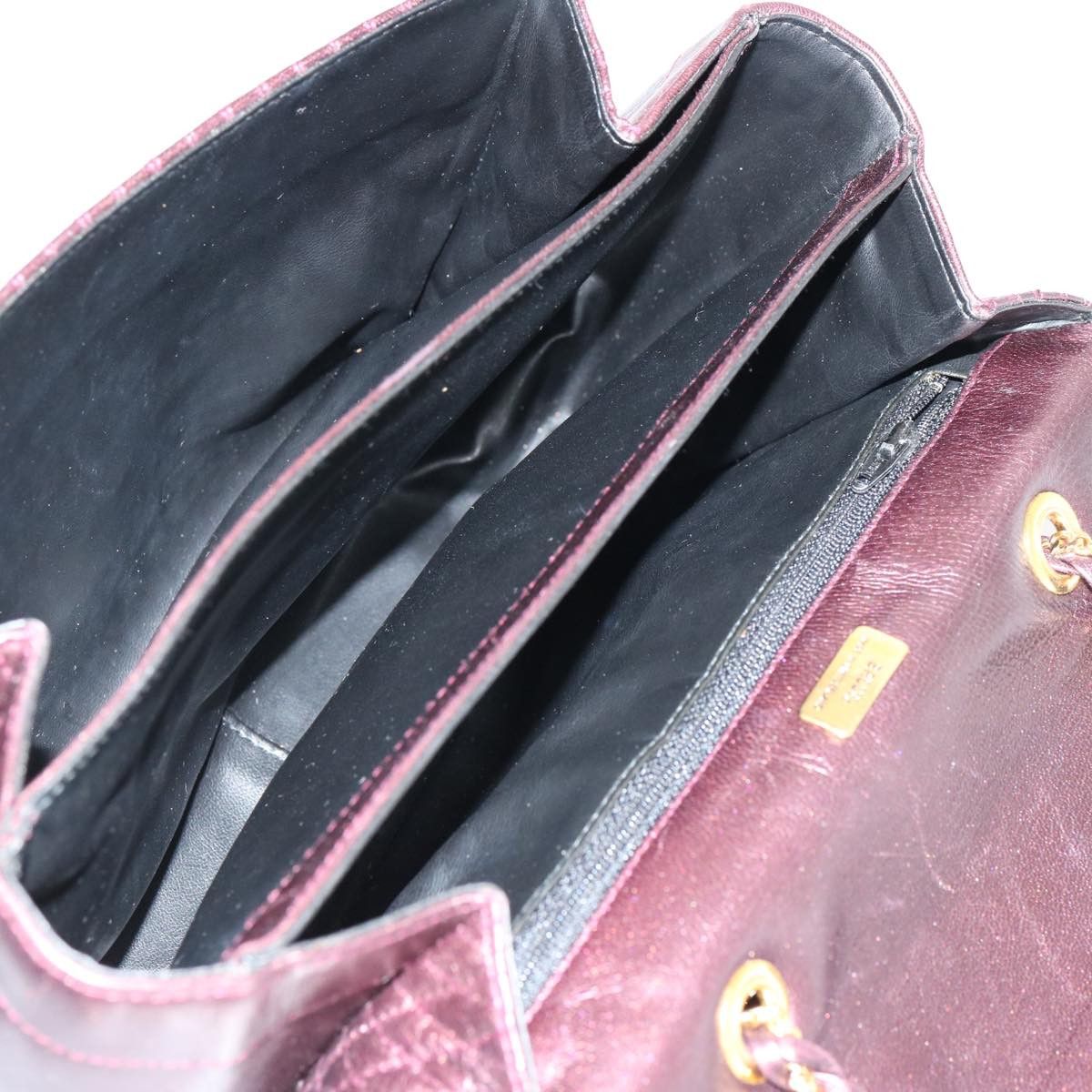 Bally Burgundy Leather Shoulder Bag (Pre-Owned) Size ONE SIZE - 5 Thumbnail