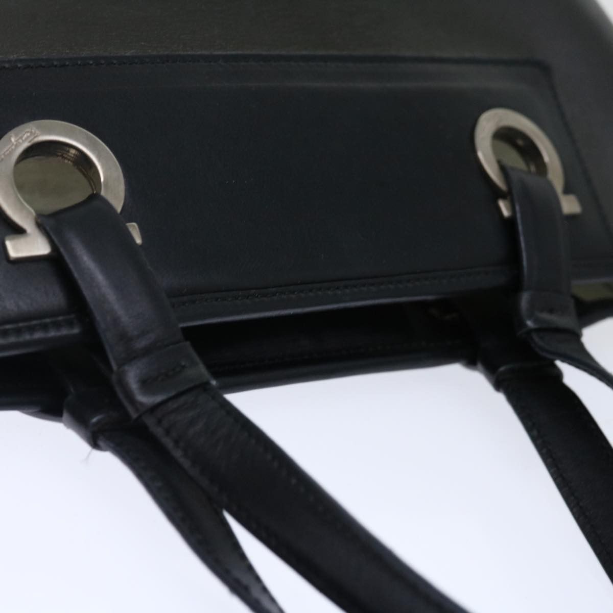 Salvatore Ferragamo Gancini Grey Leather Handbag (Pre-Owned) Size ONE SIZE - 13 Thumbnail