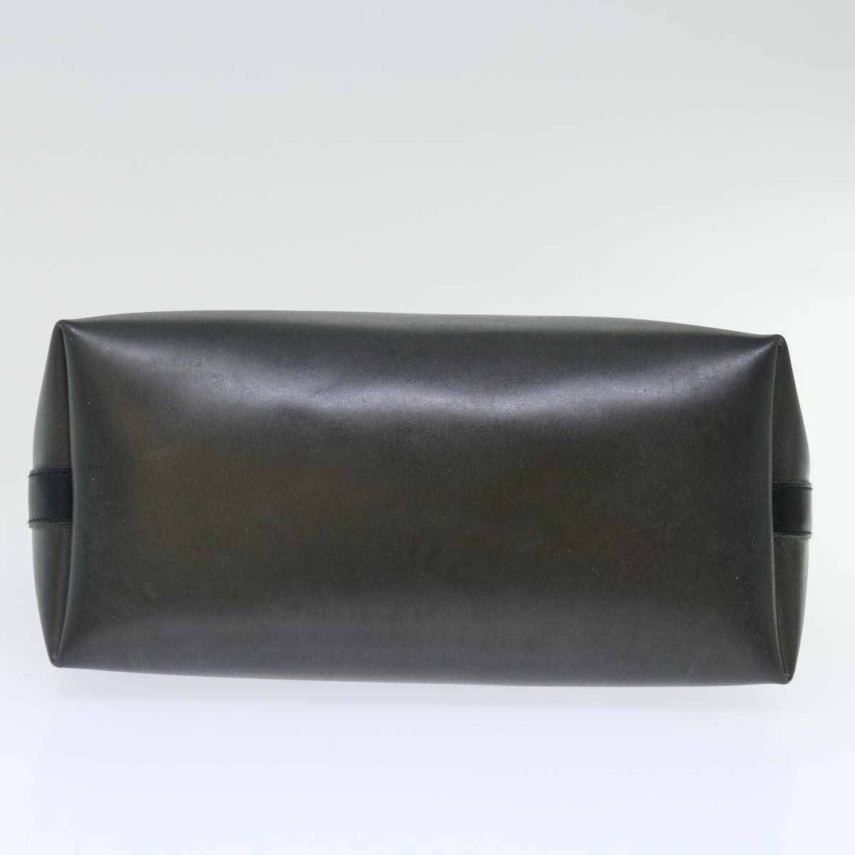 Salvatore Ferragamo Gancini Grey Leather Handbag (Pre-Owned) Size ONE SIZE - 3 Thumbnail