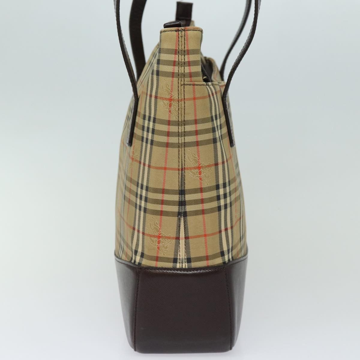 Burberry Nova Check Beige Canvas Shoulder Bag (Pre-Owned) Size ONE SIZE - 10 Thumbnail