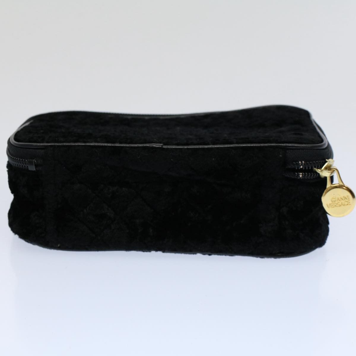 Versace Black Velvet Clutch Bag (Pre-Owned) Size ONE SIZE - 3 Thumbnail