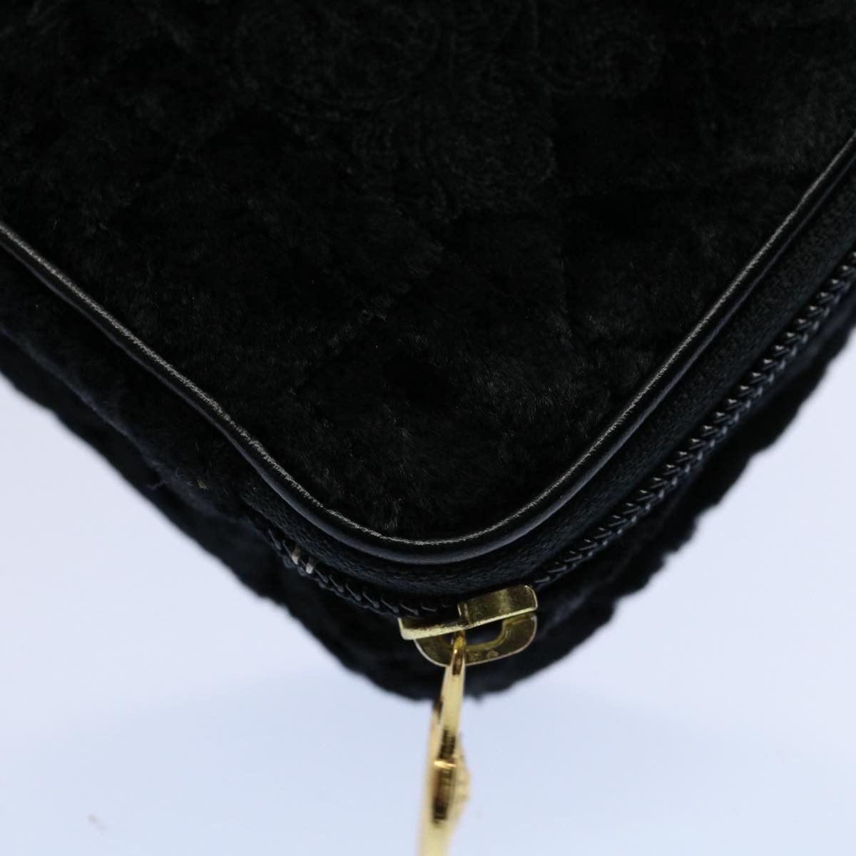 Versace Black Velvet Clutch Bag (Pre-Owned) Size ONE SIZE - 7 Thumbnail