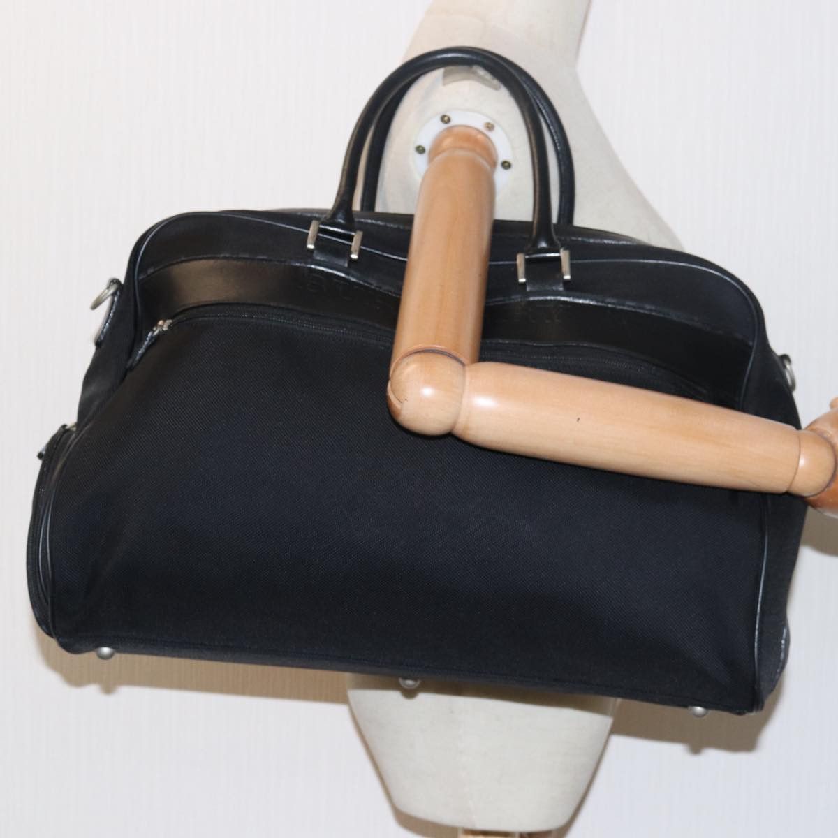 Burberry Black Canvas Travel Bag (Pre-Owned) Size ONE SIZE - 6 Thumbnail
