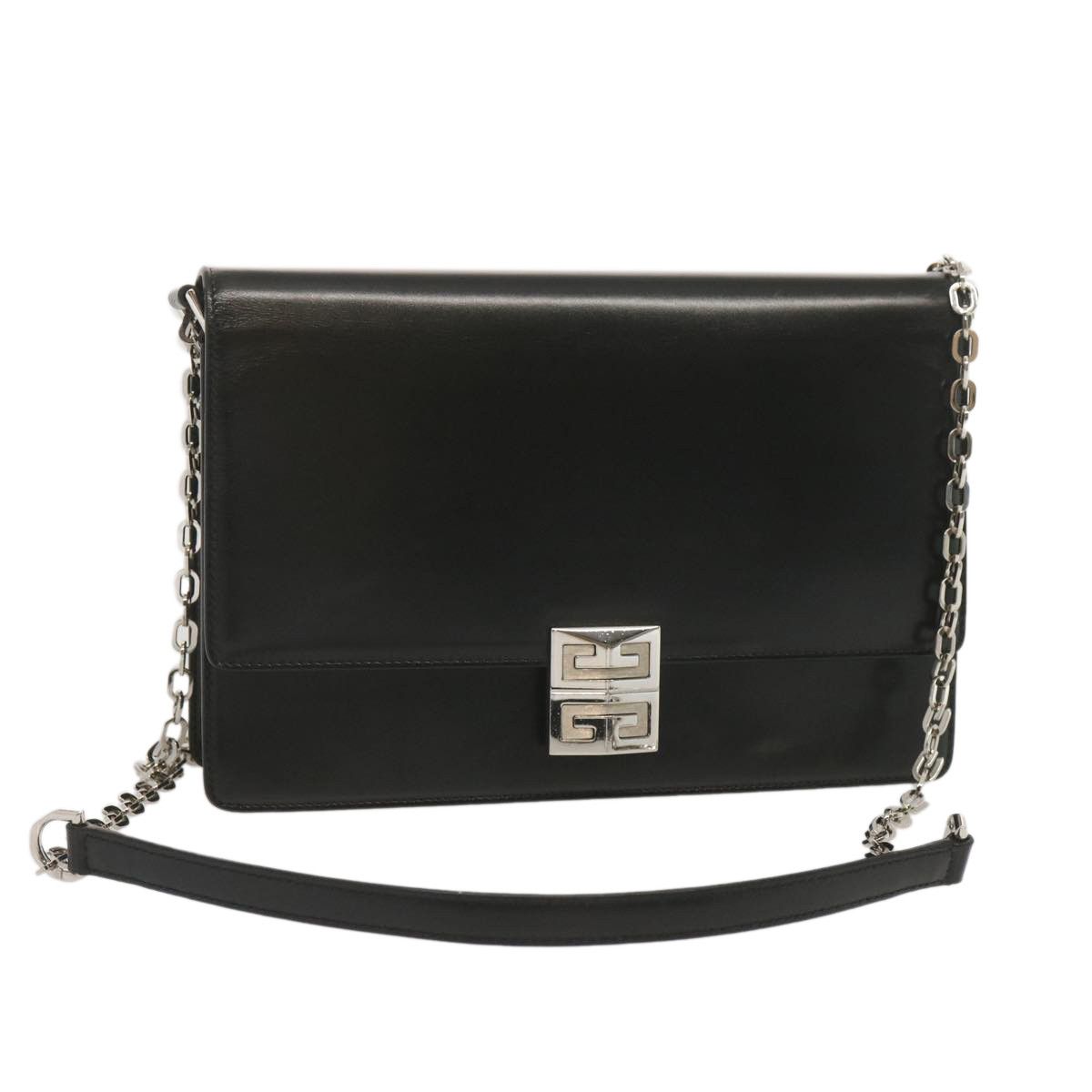 Givenchy 4G Black Leather Shoulder Bag (Pre-Owned) Size ONE SIZE - 8 Thumbnail