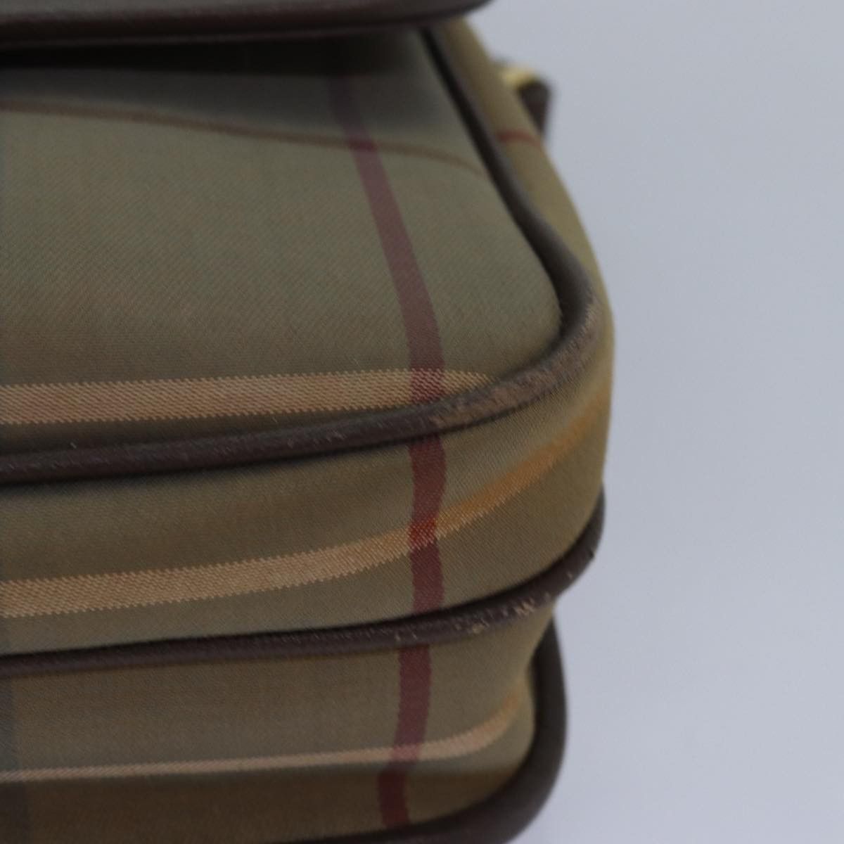 Burberry Nova Check Beige Canvas Shoulder Bag (Pre-Owned) Size ONE SIZE - 13 Thumbnail