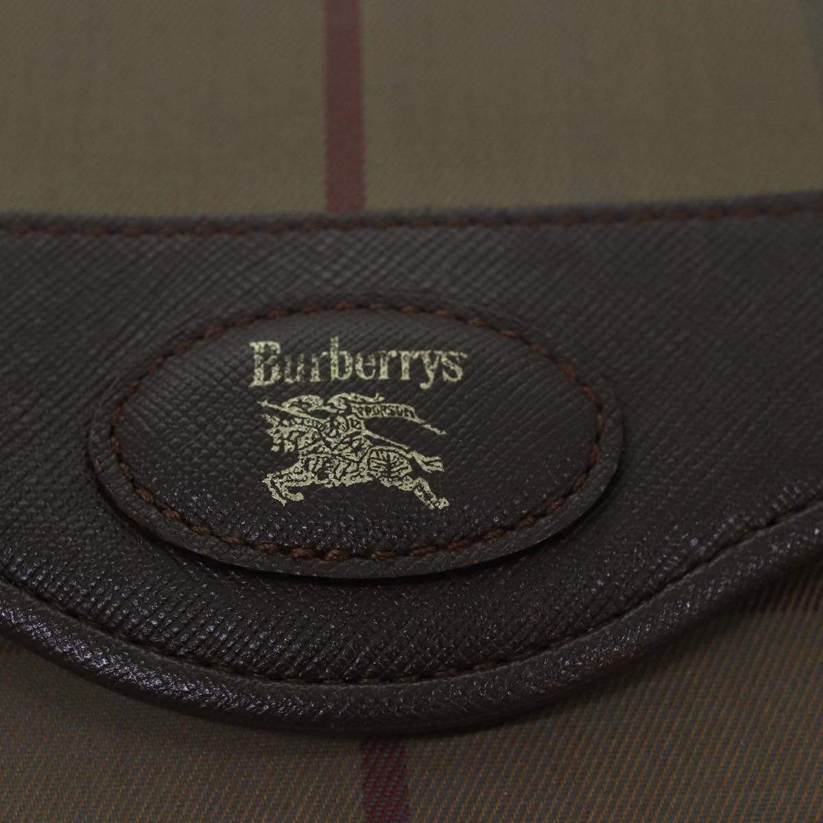 Burberry Nova Check Beige Canvas Shoulder Bag (Pre-Owned) Size ONE SIZE - 6 Thumbnail
