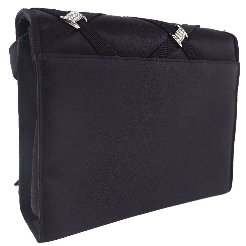 Salvatore Ferragamo Black Synthetic Shoulder Bag (Pre-Owned) Size ONE SIZE - 8 Thumbnail