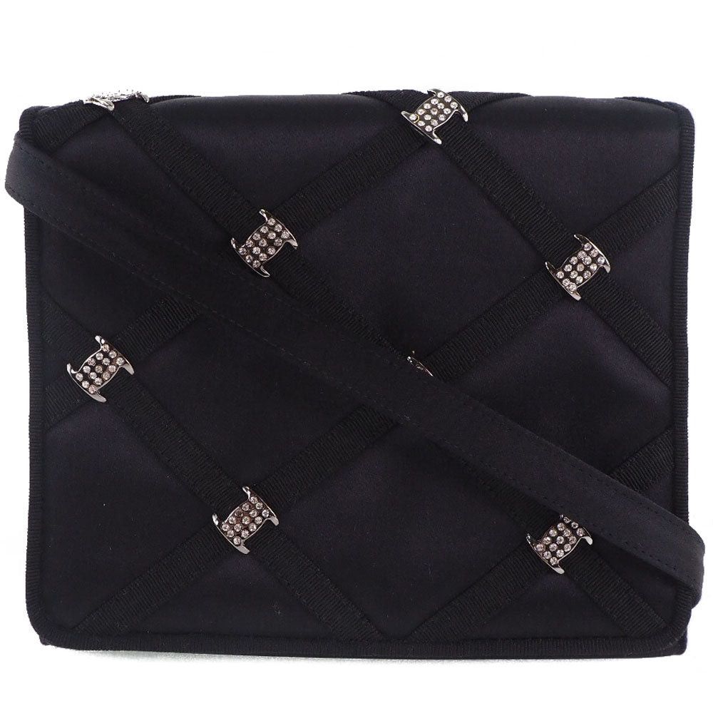 Salvatore Ferragamo Black Synthetic Shoulder Bag (Pre-Owned) Size ONE SIZE - 7 Thumbnail