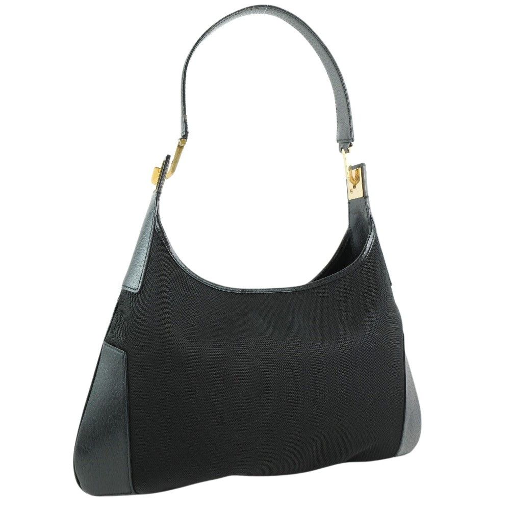Salvatore Ferragamo Black Canvas Handbag (Pre-Owned) Size ONE SIZE - 2 Thumbnail