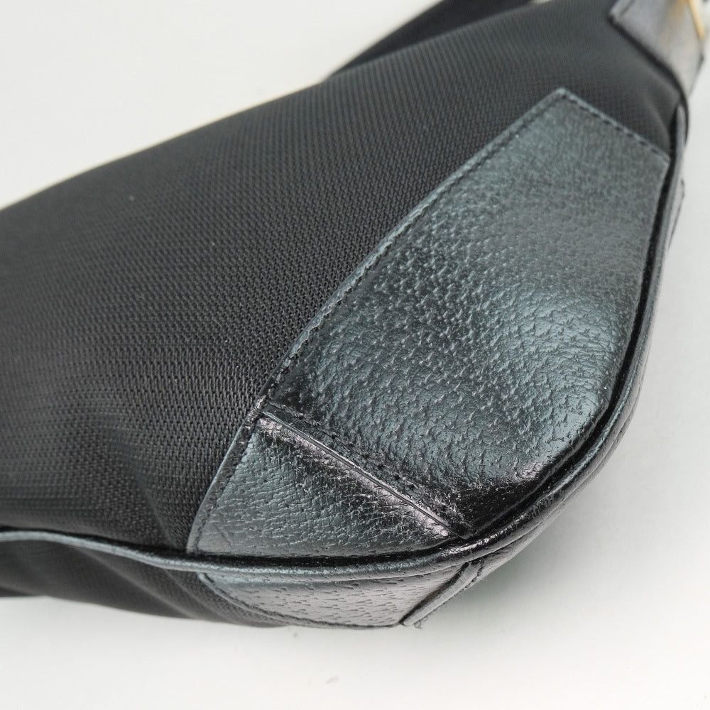 Salvatore Ferragamo Black Canvas Handbag (Pre-Owned) Size ONE SIZE - 10 Thumbnail