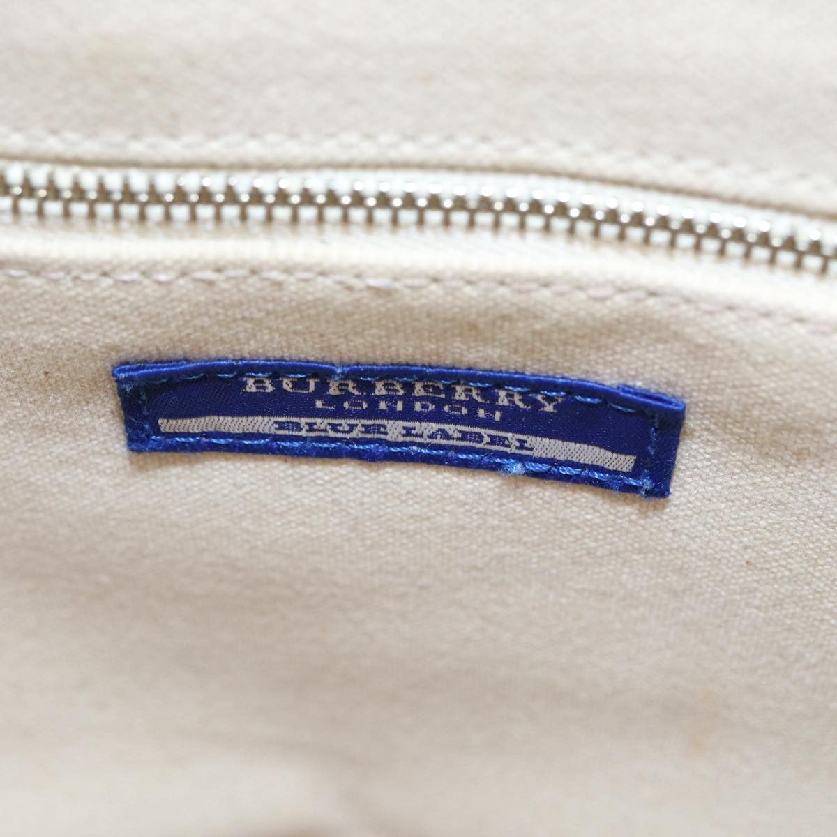 Burberry Beige Canvas Handbag (Pre-Owned) Size ONE SIZE - 6 Thumbnail