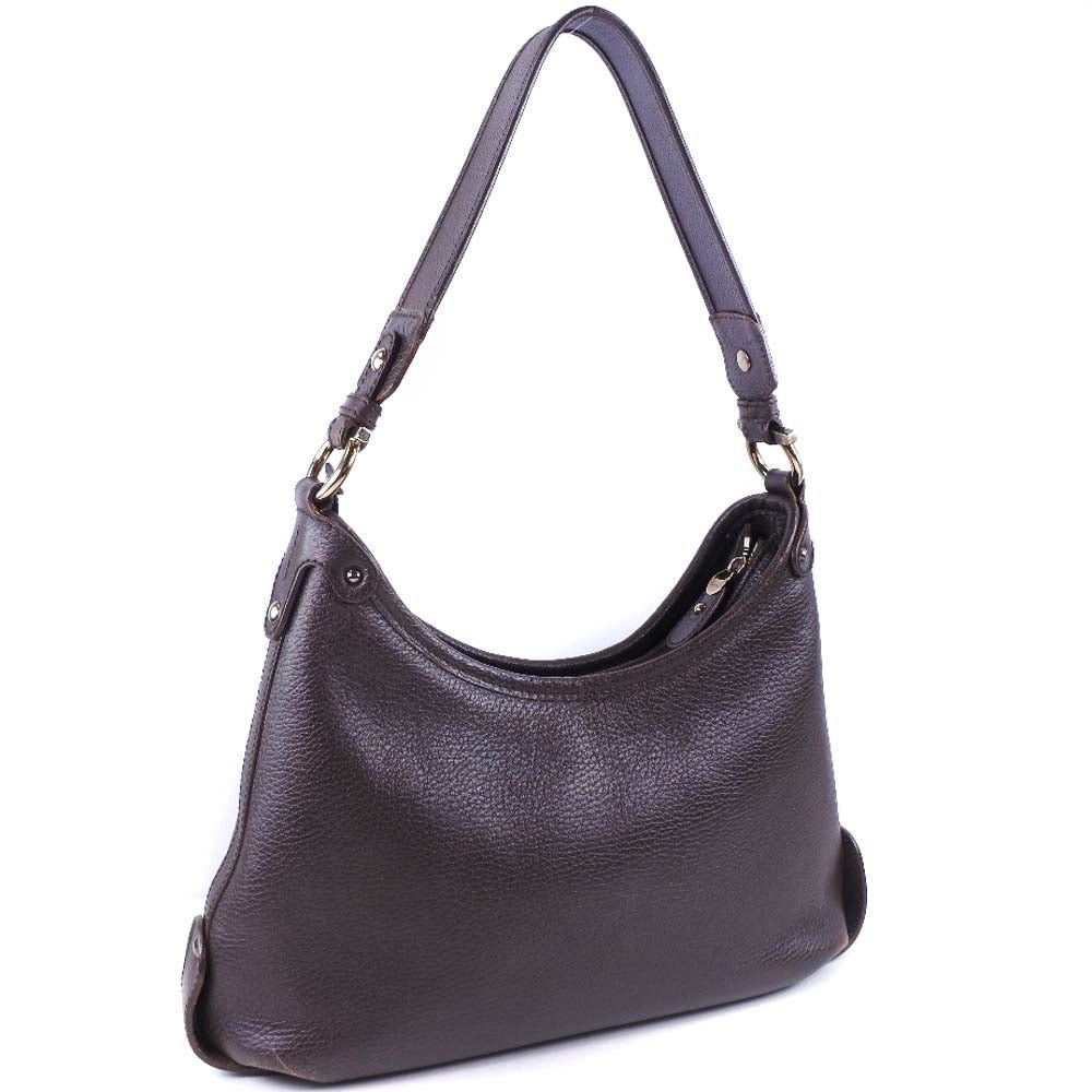 Salvatore Ferragamo Brown Leather Handbag (Pre-Owned) Size ONE SIZE - 9 Thumbnail