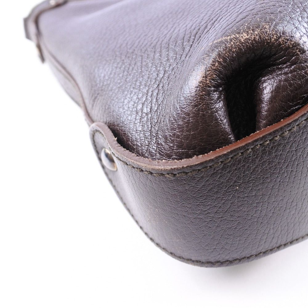Salvatore Ferragamo Brown Leather Handbag (Pre-Owned) Size ONE SIZE - 3 Thumbnail