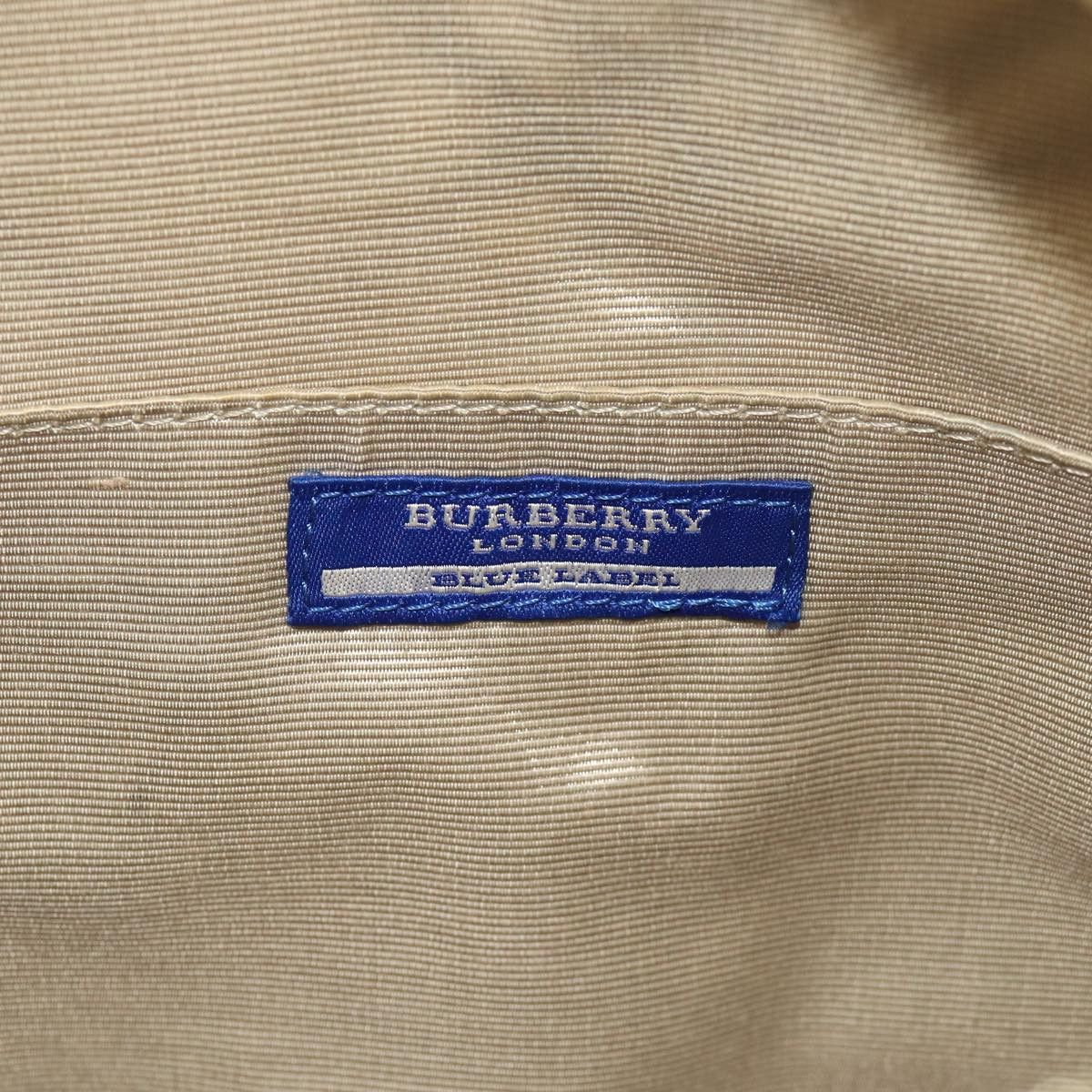 Burberry Nova Check White Canvas Shoulder Bag (Pre-Owned) Size ONE SIZE - 8 Thumbnail