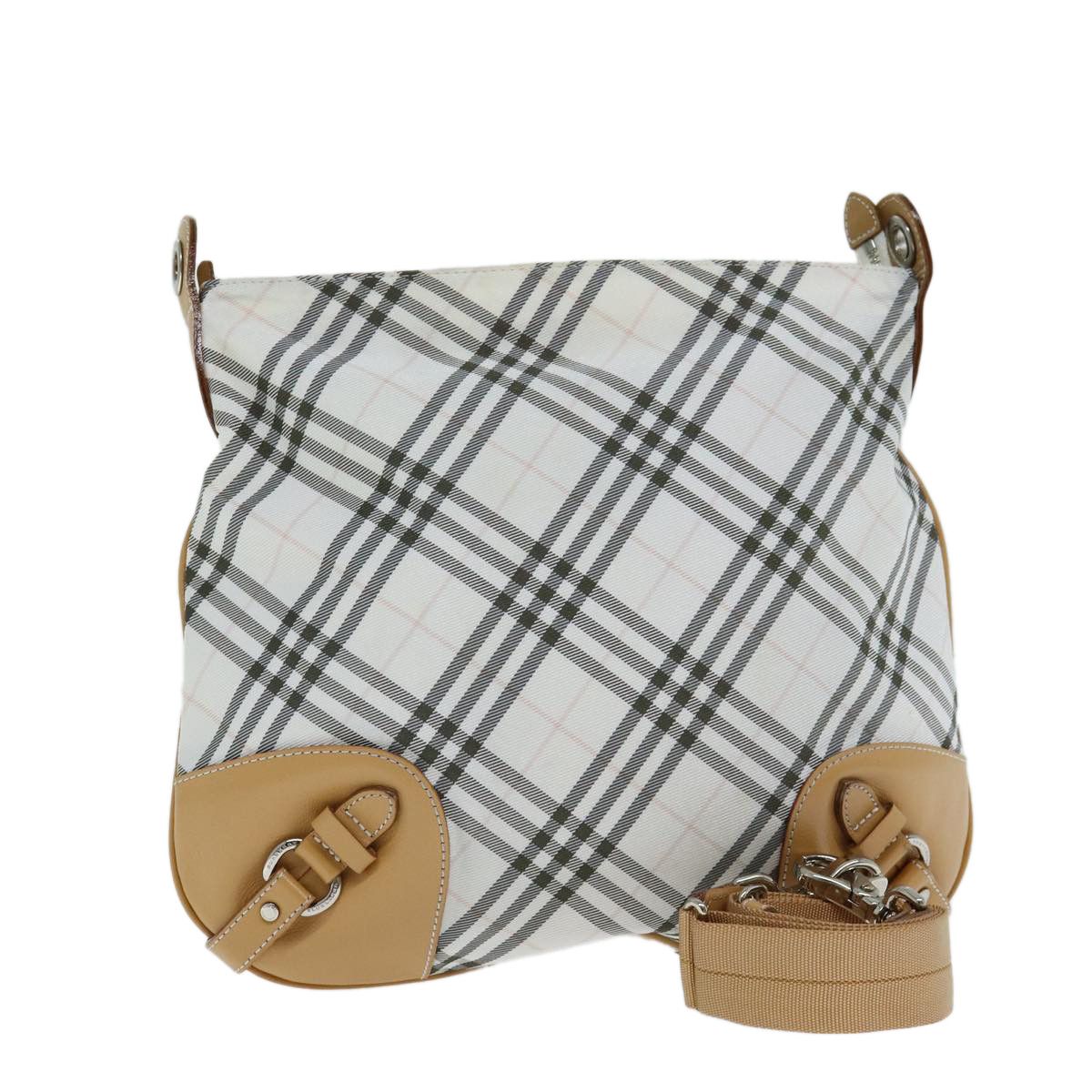 Burberry Nova Check White Canvas Shoulder Bag (Pre-Owned) Size ONE SIZE - 10 Thumbnail