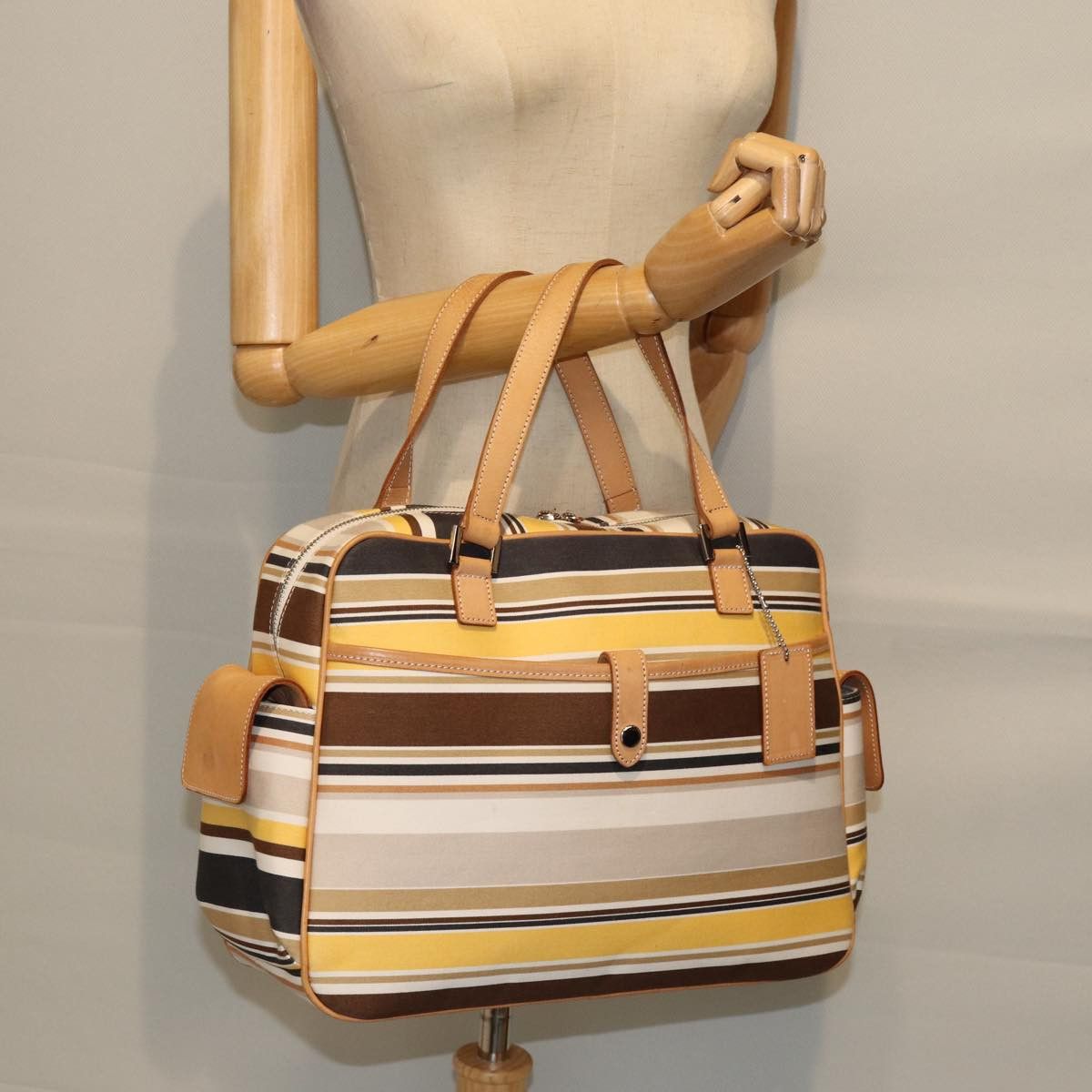 Burberry Multicolour Canvas Handbag (Pre-Owned) Size ONE SIZE - 7 Thumbnail