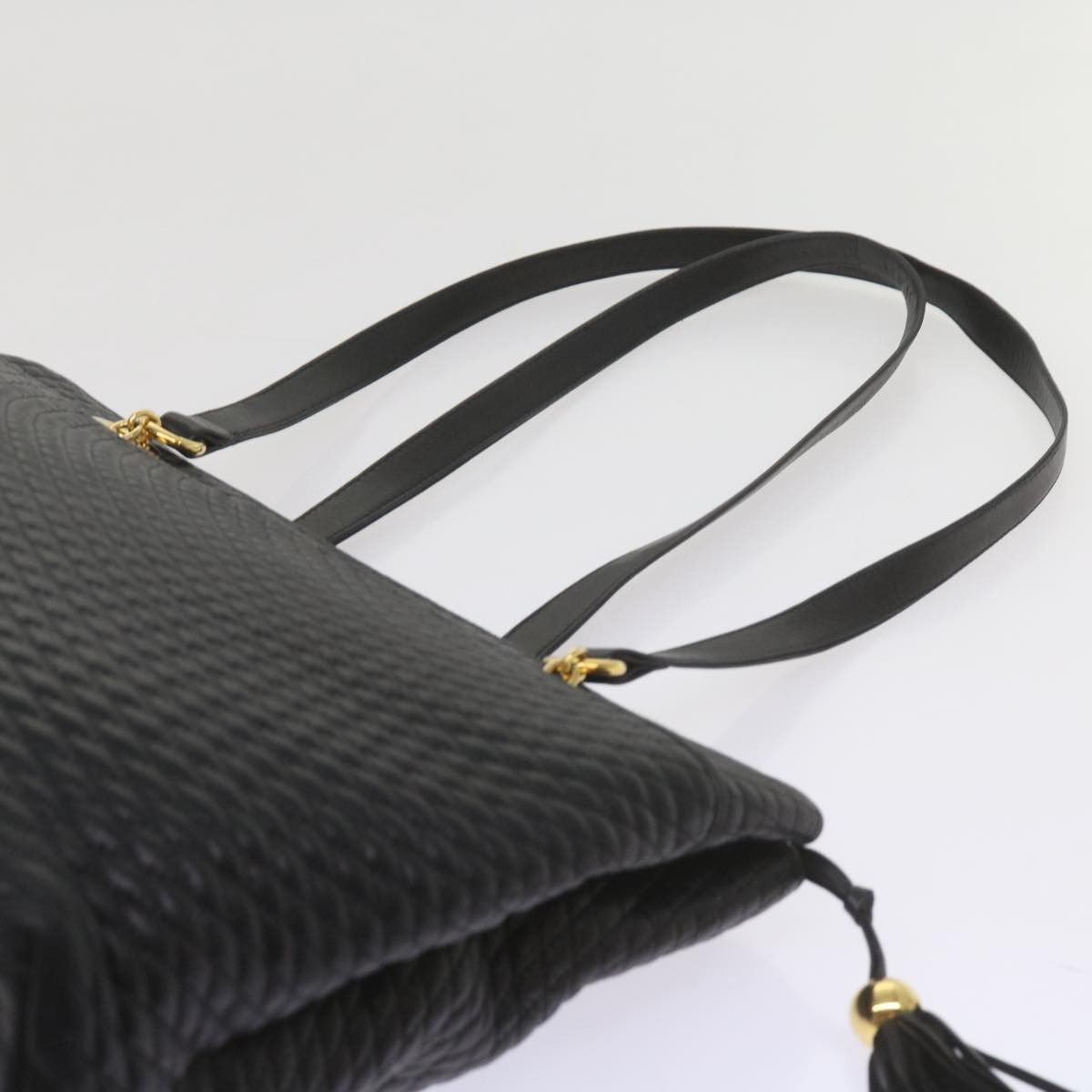 Bally Black Leather Shoulder Bag (Pre-Owned) Size ONE SIZE - 11 Thumbnail