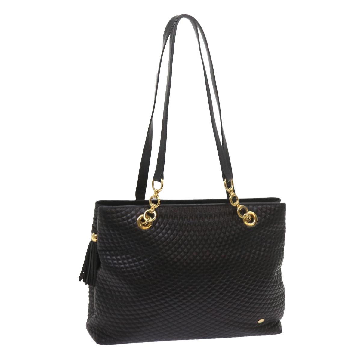 Bally Black Leather Shoulder Bag (Pre-Owned) Size ONE SIZE - 7 Thumbnail