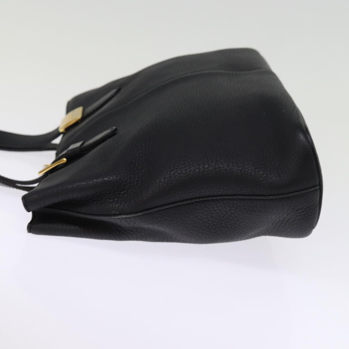 Burberry Nova Check Black Leather Handbag (Pre-Owned) Size ONE SIZE - 4 Thumbnail