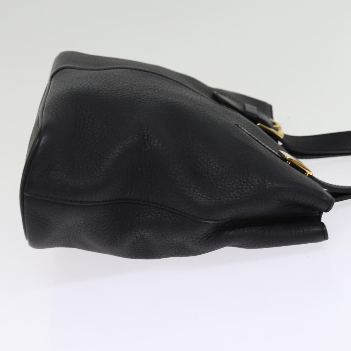 Burberry Nova Check Black Leather Handbag (Pre-Owned) Size ONE SIZE - 8 Thumbnail