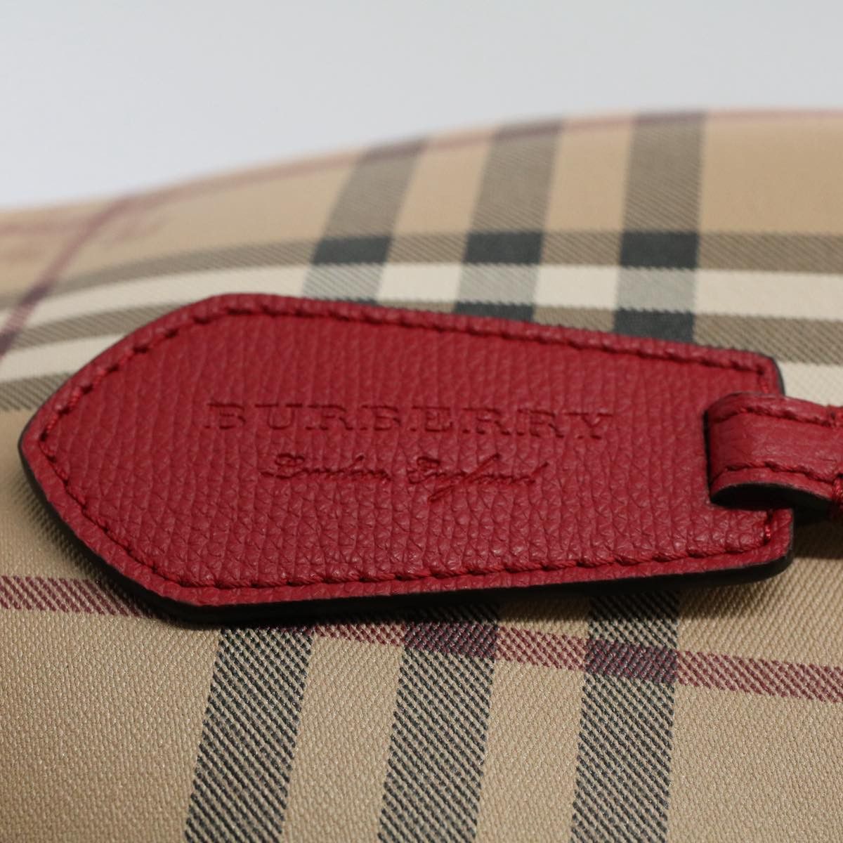 Burberry Nova Check Beige Synthetic Shoulder Bag (Pre-Owned) Size ONE SIZE - 6 Thumbnail